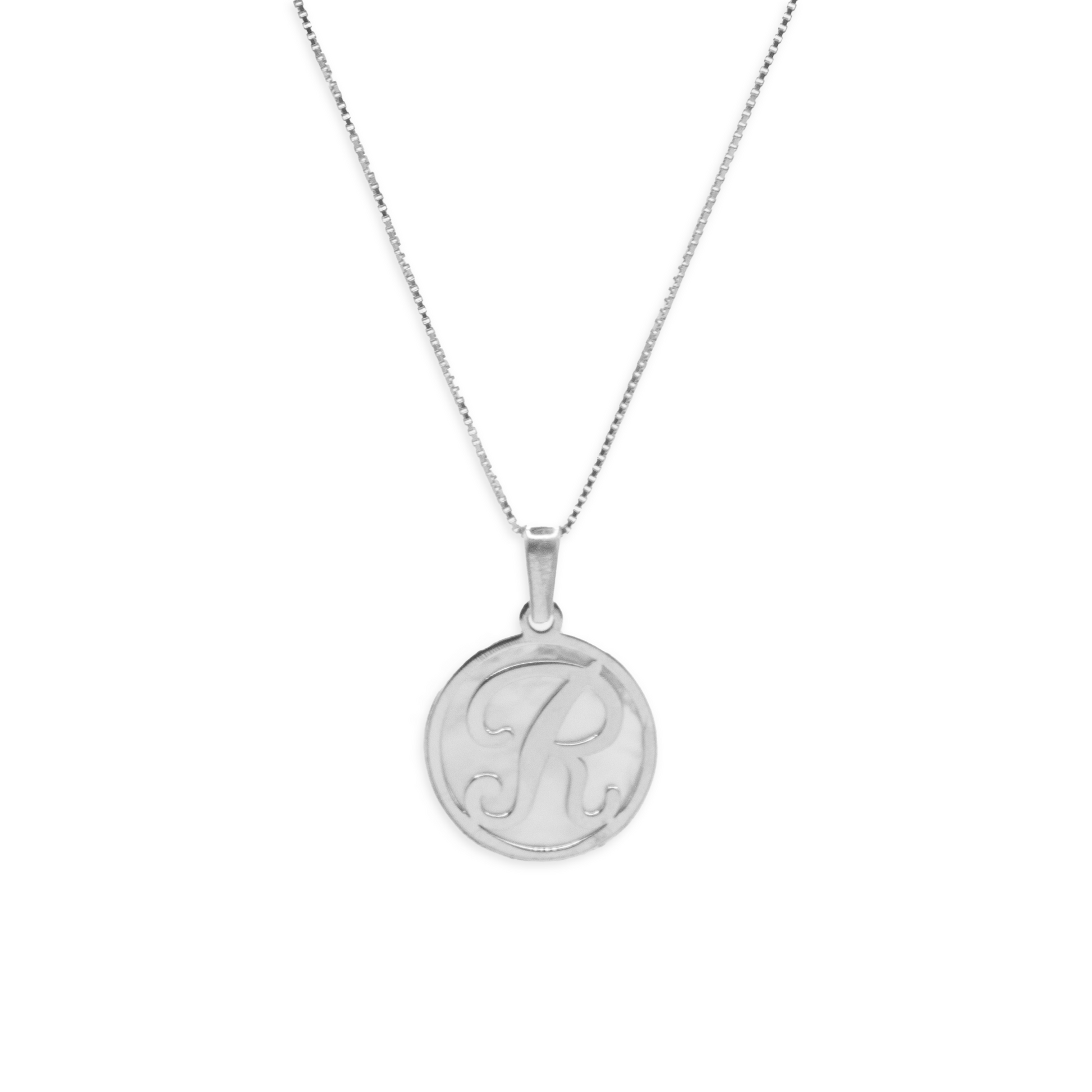 Mother-of-Pearl Letter Necklace