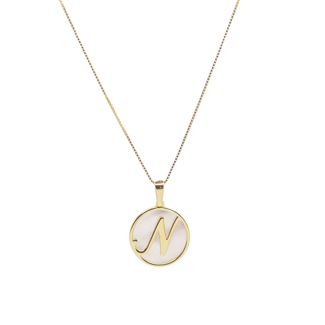 Collana Lettera Madreperla