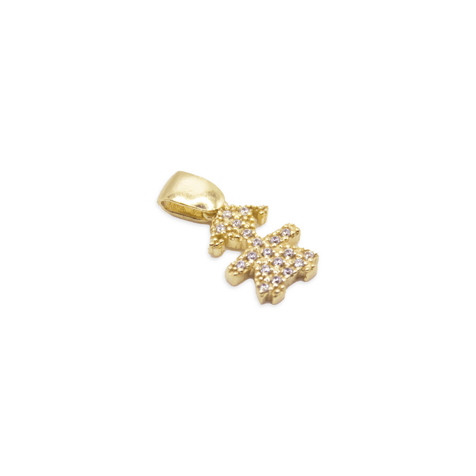 Girl Pendant Zircons