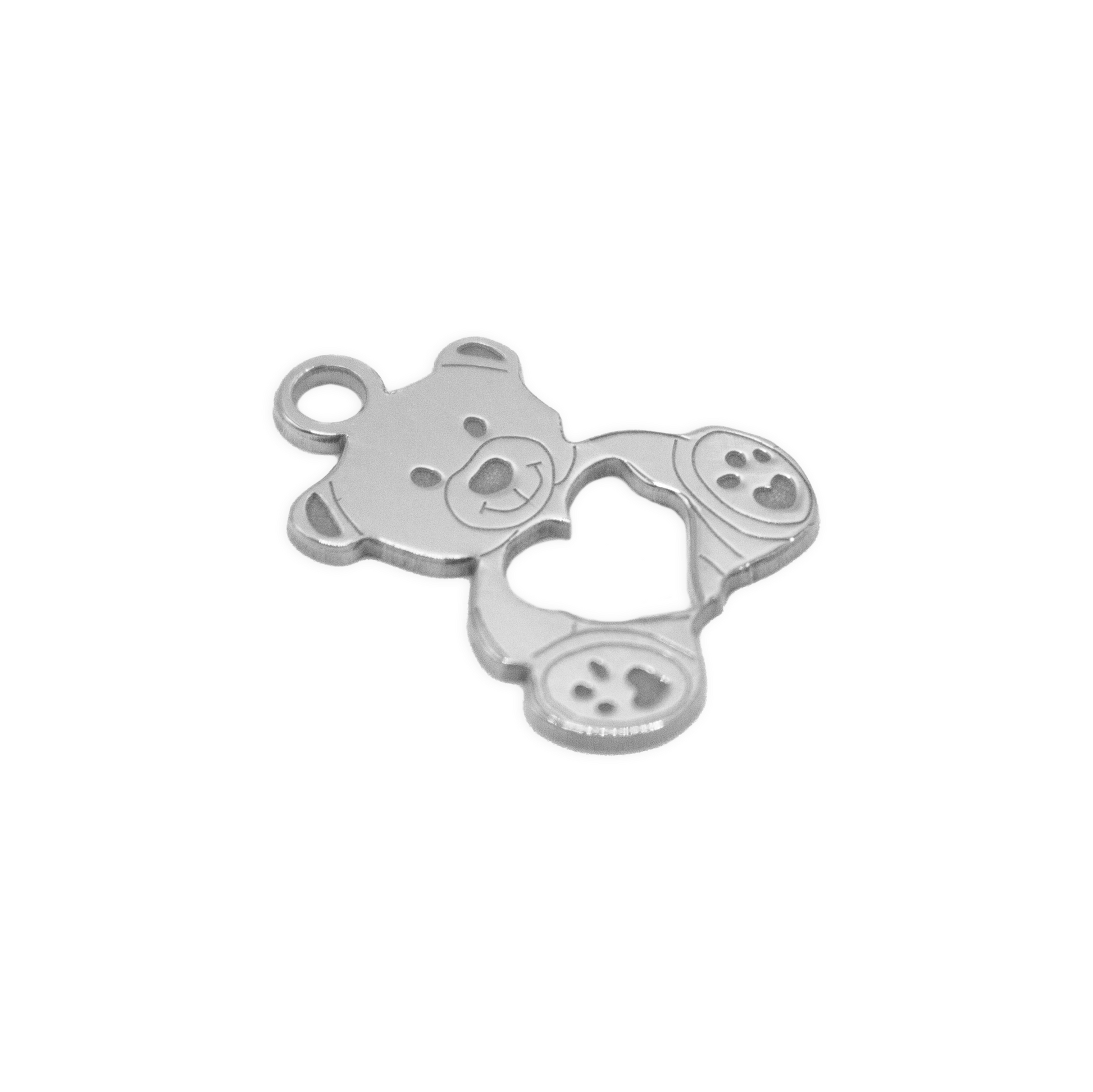 Teddy Bear pendant with heart