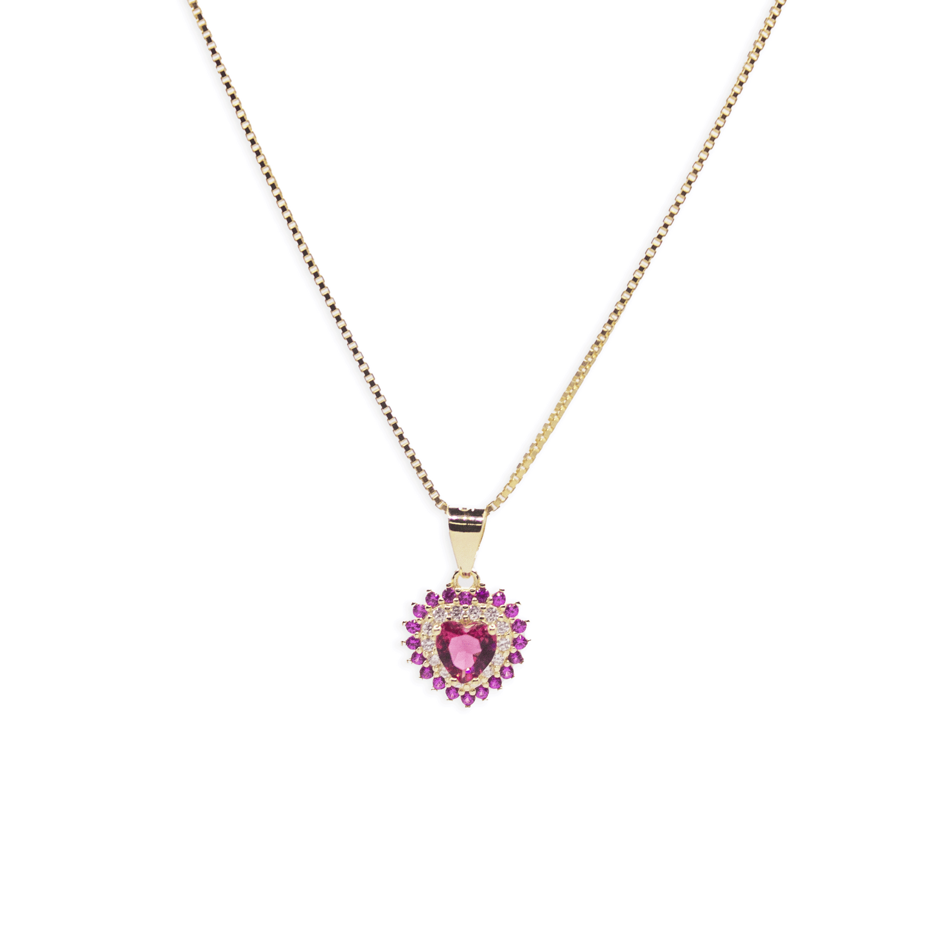 Collana Kate cuore bicolore