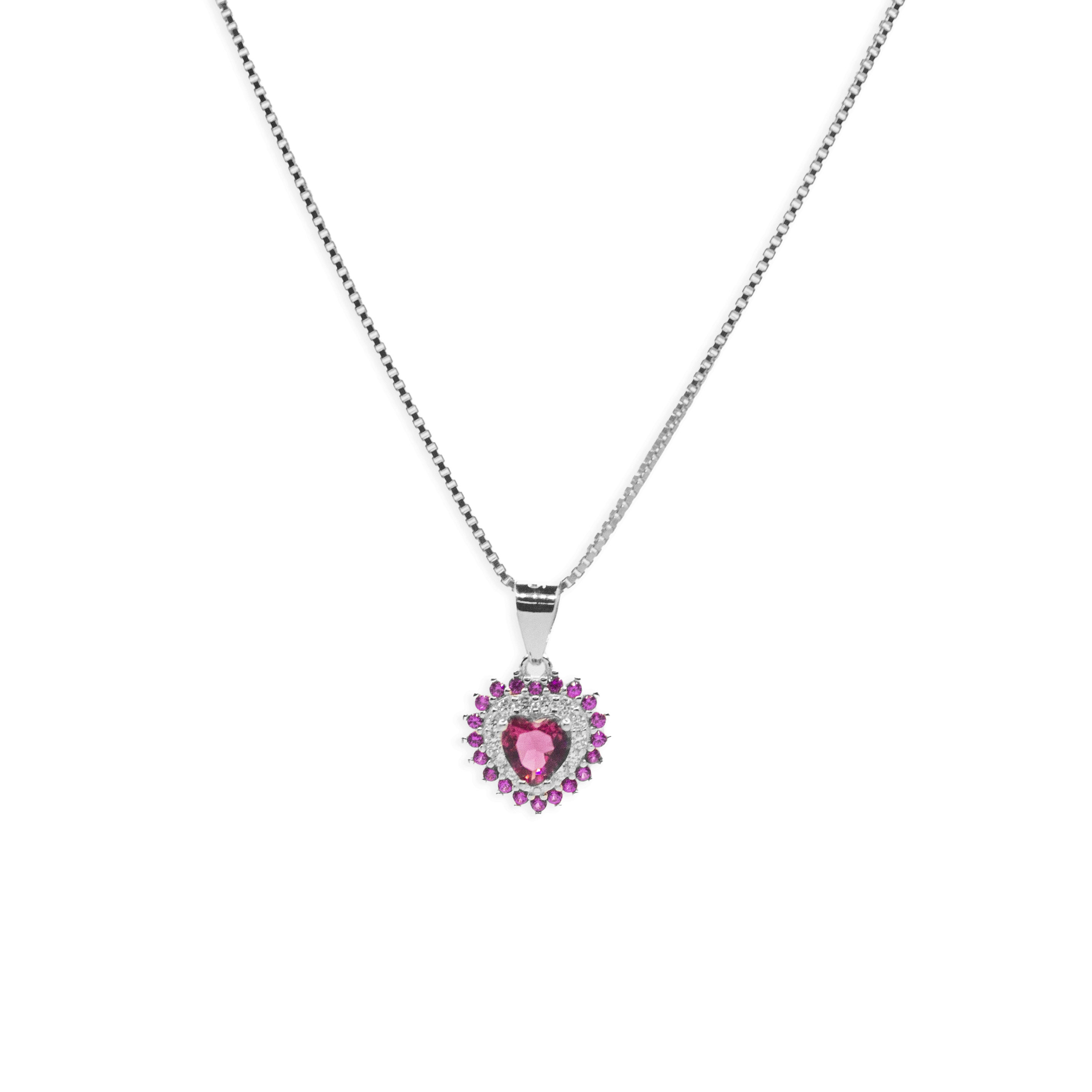 Collana Kate cuore bicolore