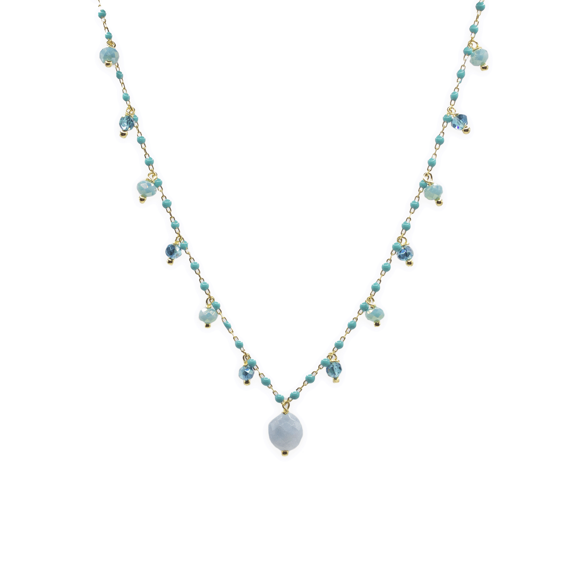 Collar Mykonos Azul