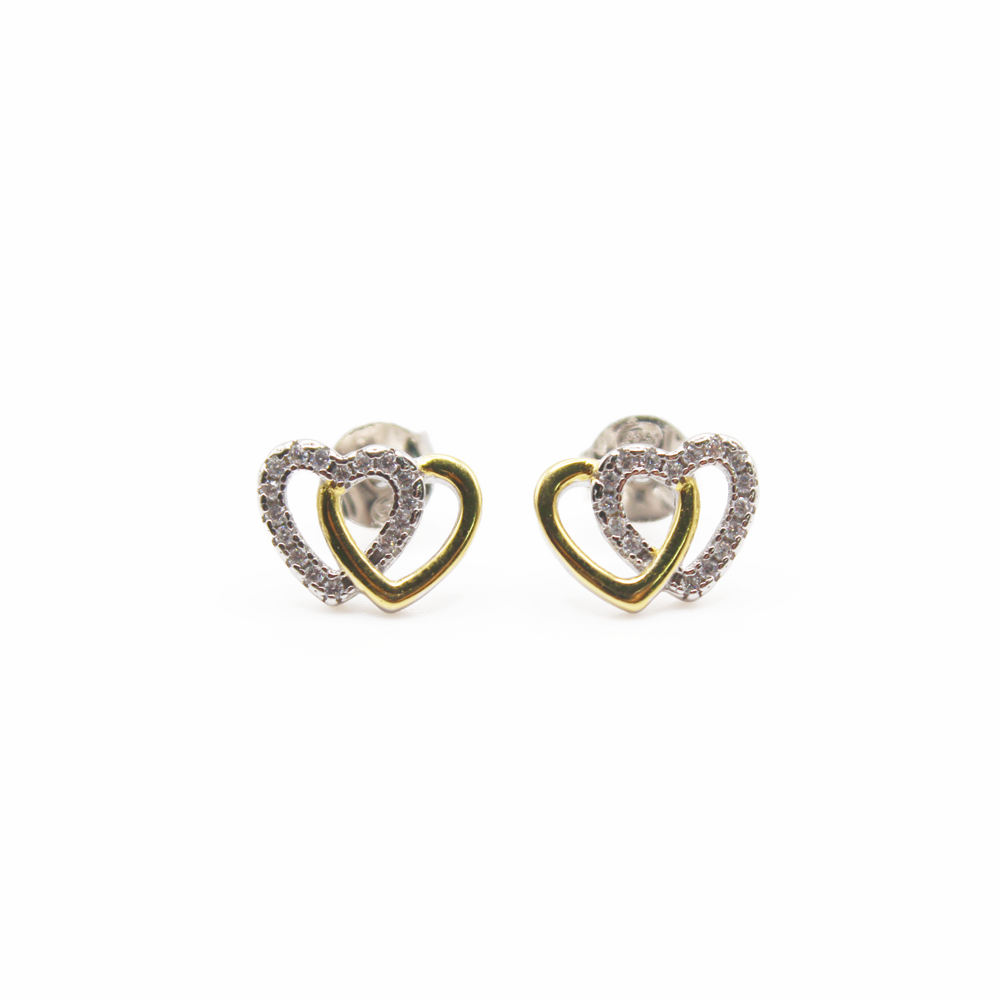 Sierra Double Heart Earrings