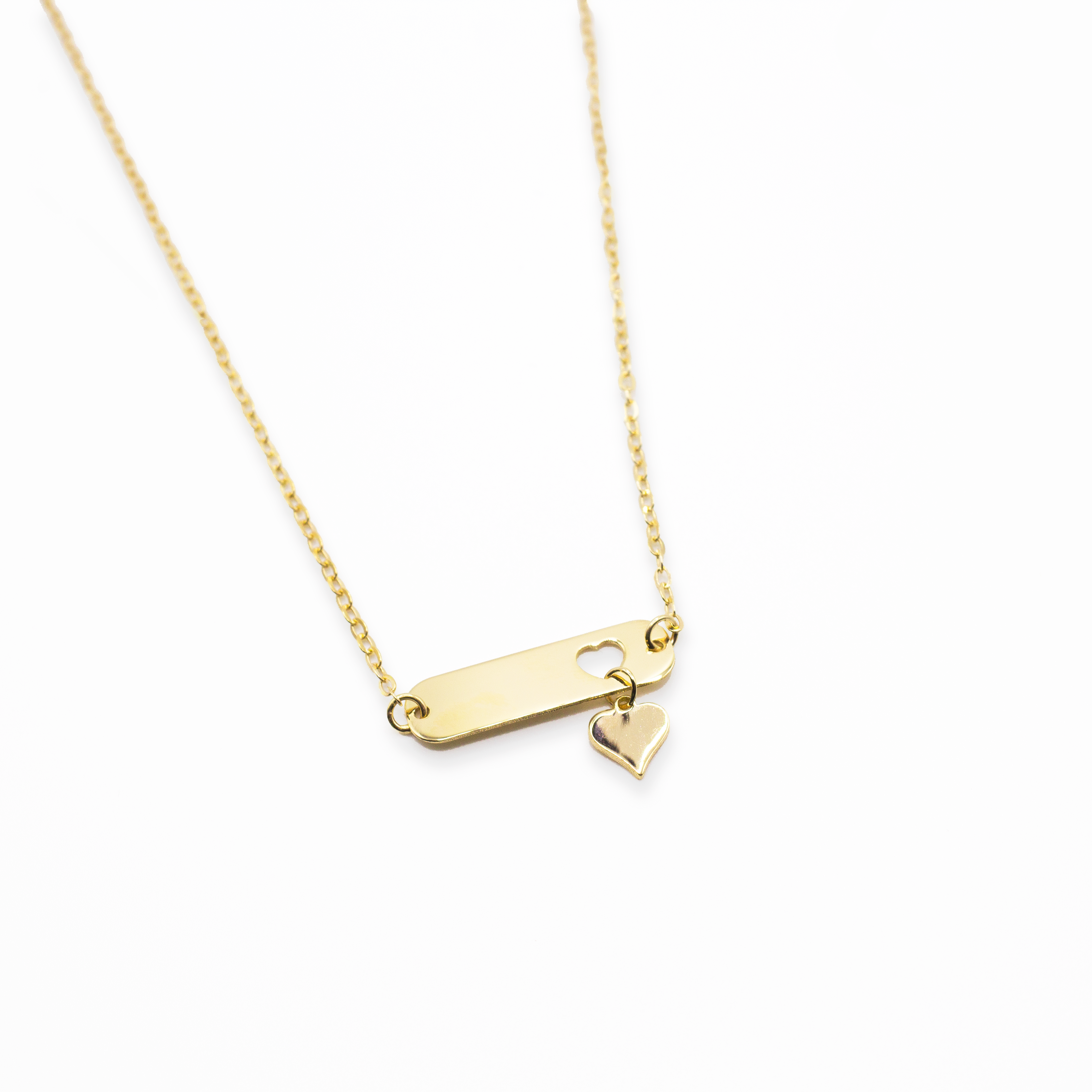 Collana Memories con Targhetta e Cuore