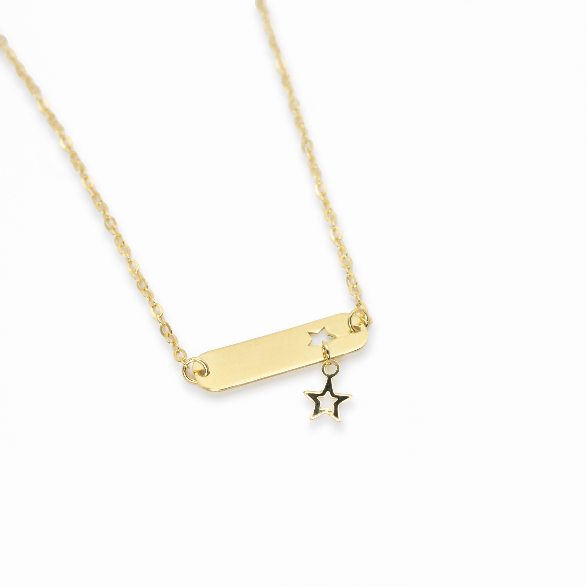 Memories Necklace with Tag and Star