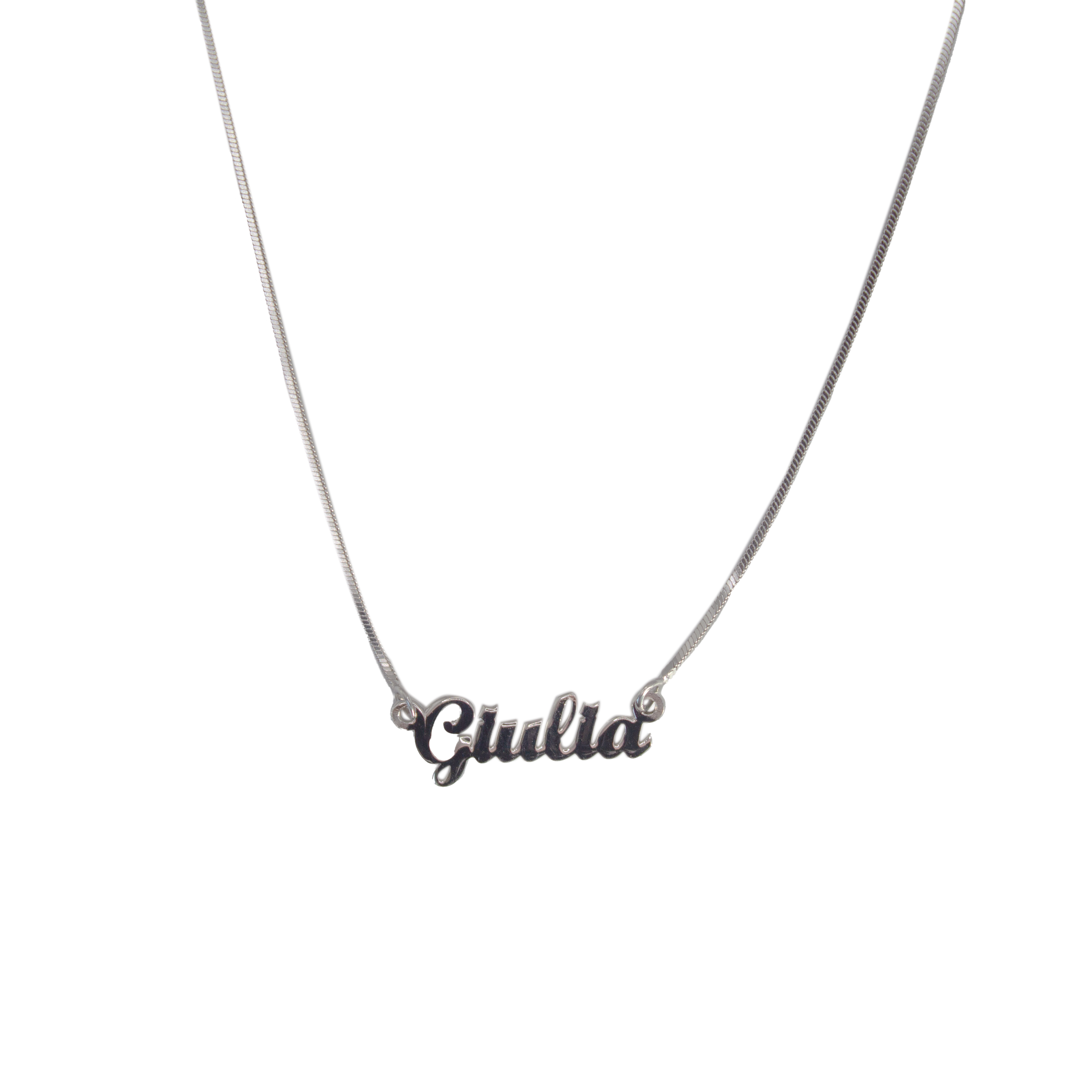 Collana Nome Corsivo Mini