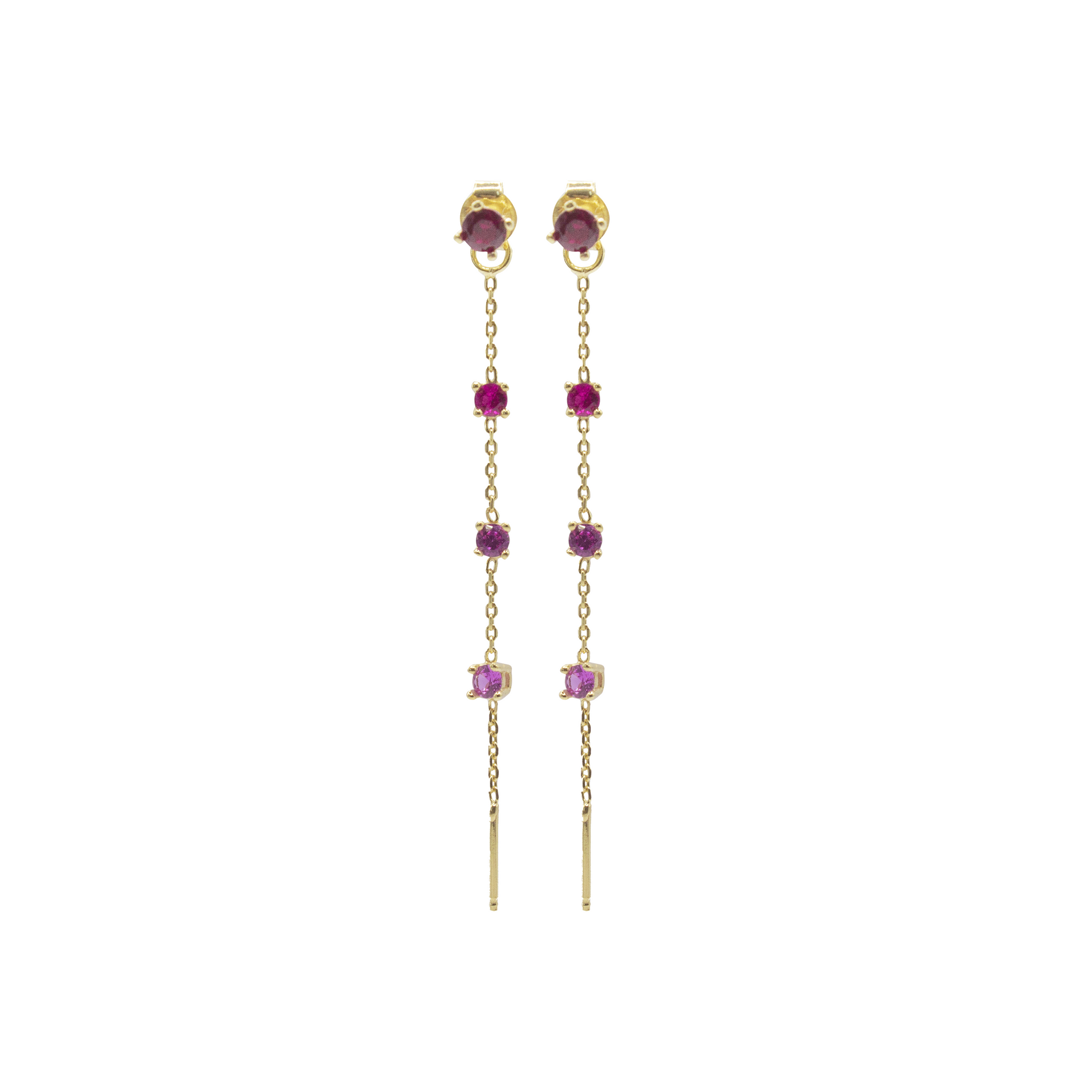 Colorful Prague Dangle Earrings