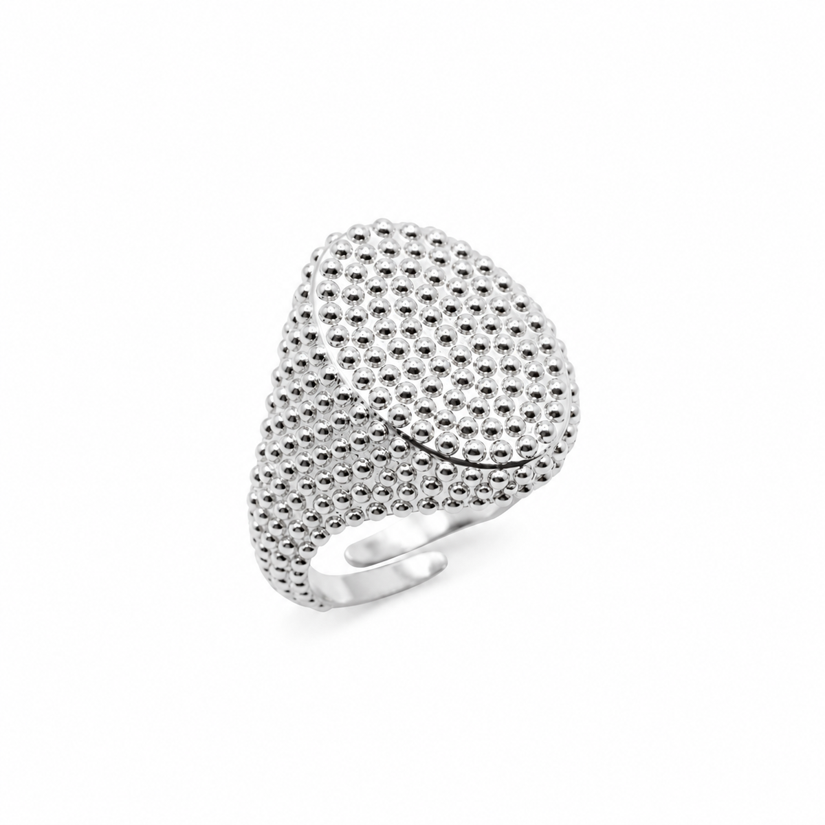 Anello Madera Ovale Borchie da Mignolo