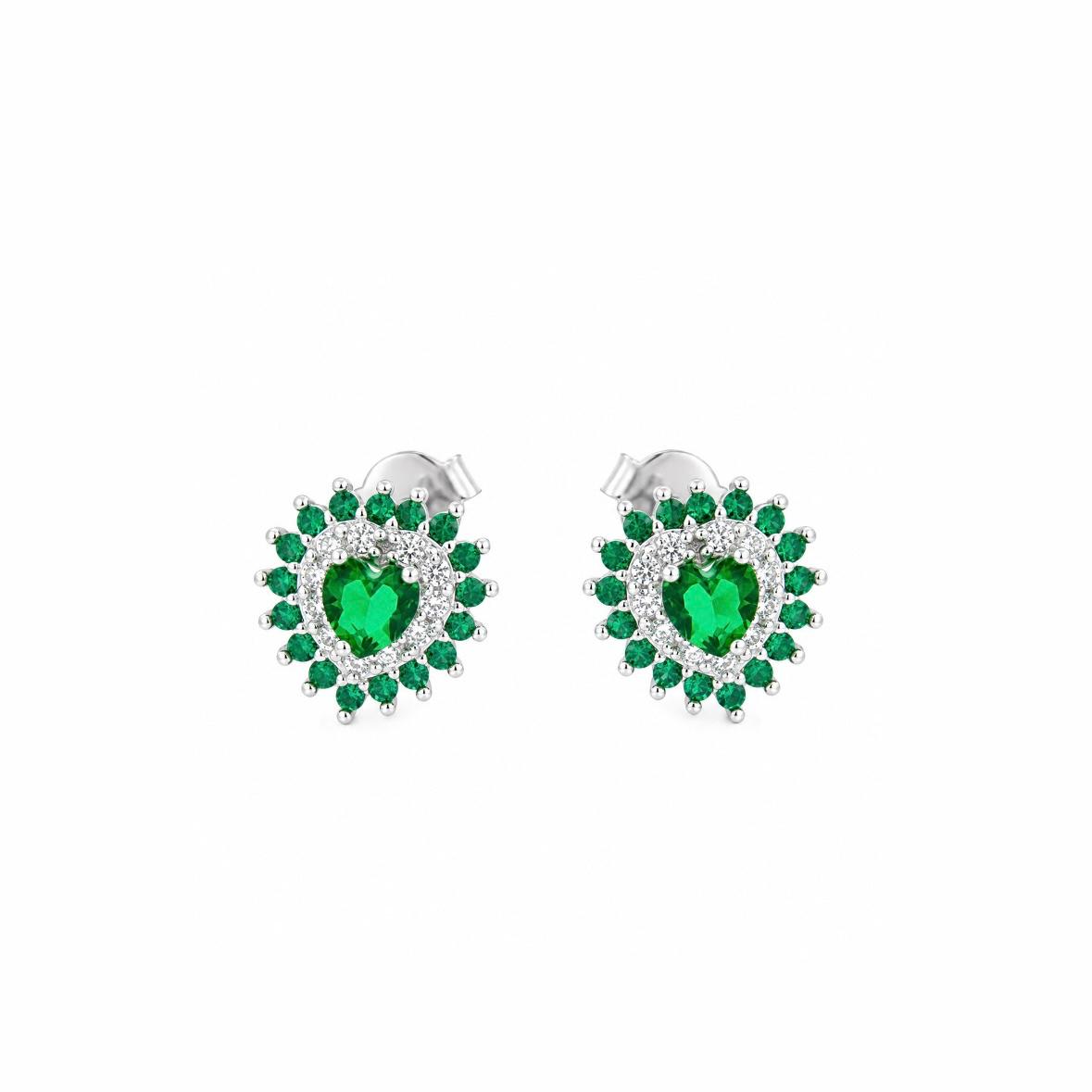 Orecchini Luxury Kate Cuore Bicolore