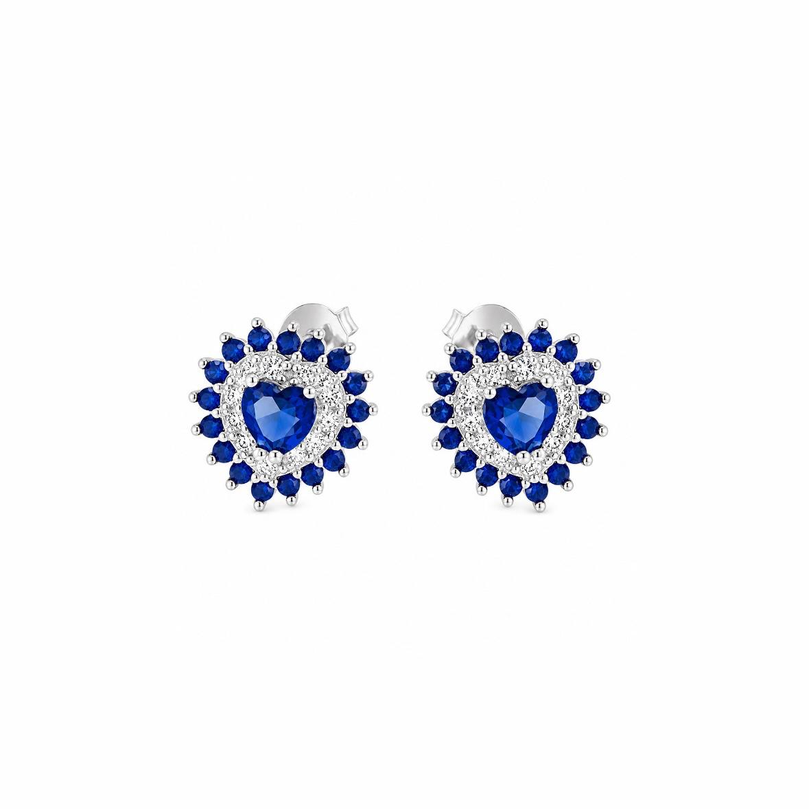 Orecchini Luxury Kate Cuore Bicolore