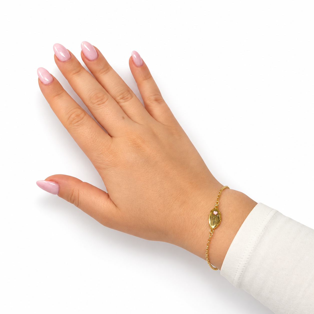 Giverny Diamond Plaque Bracelet