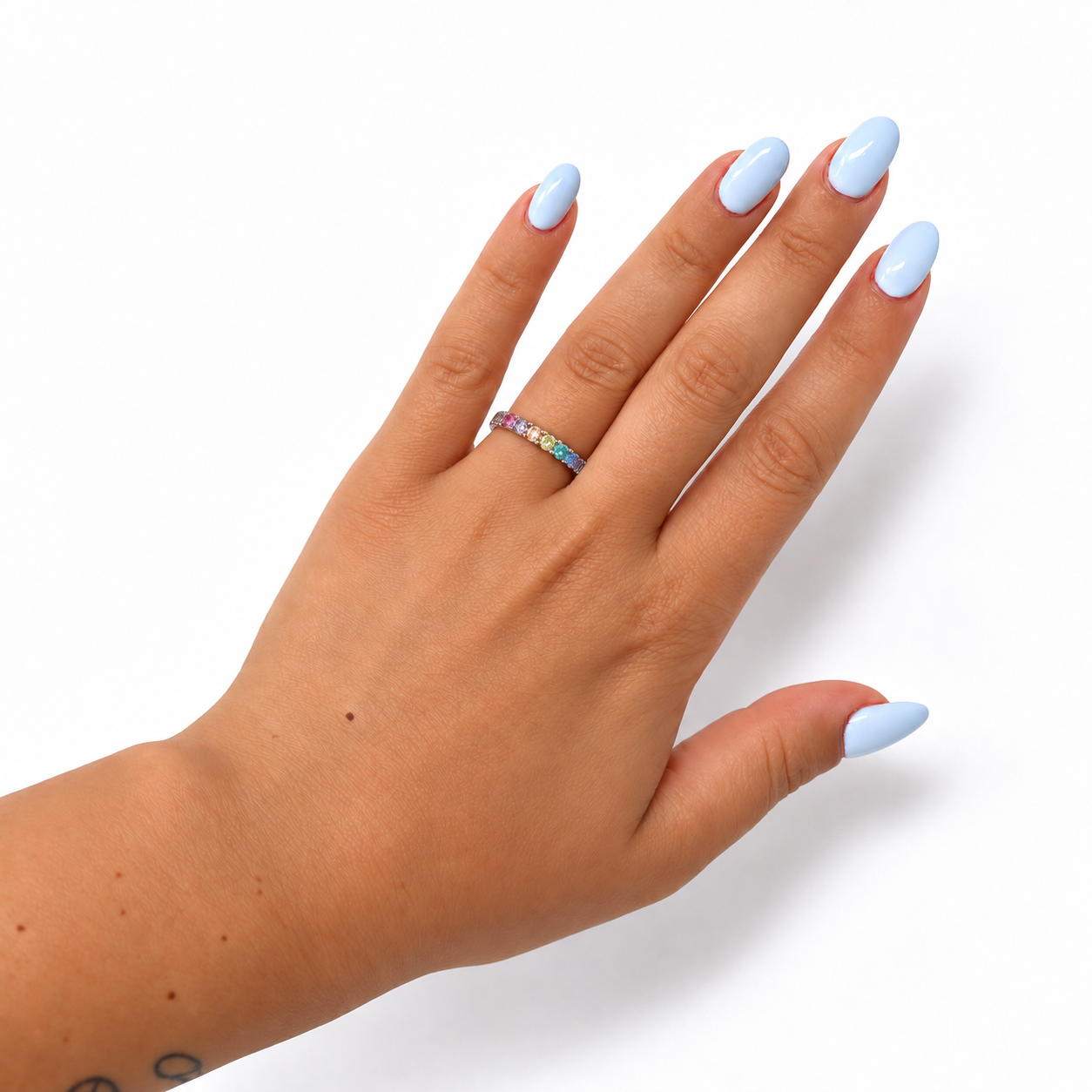 Sandy Tennis Ring White