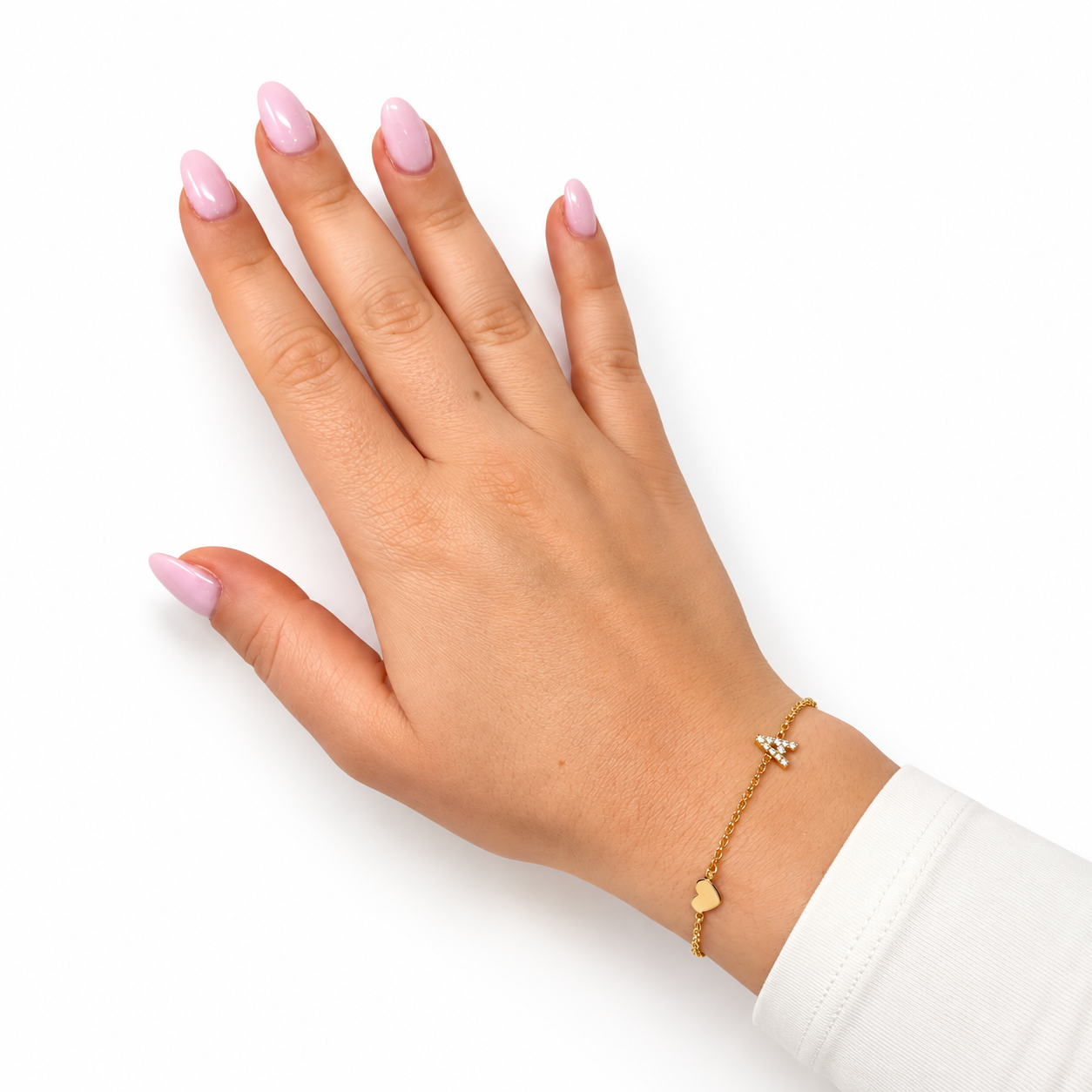 Initial Zircon Bracelet