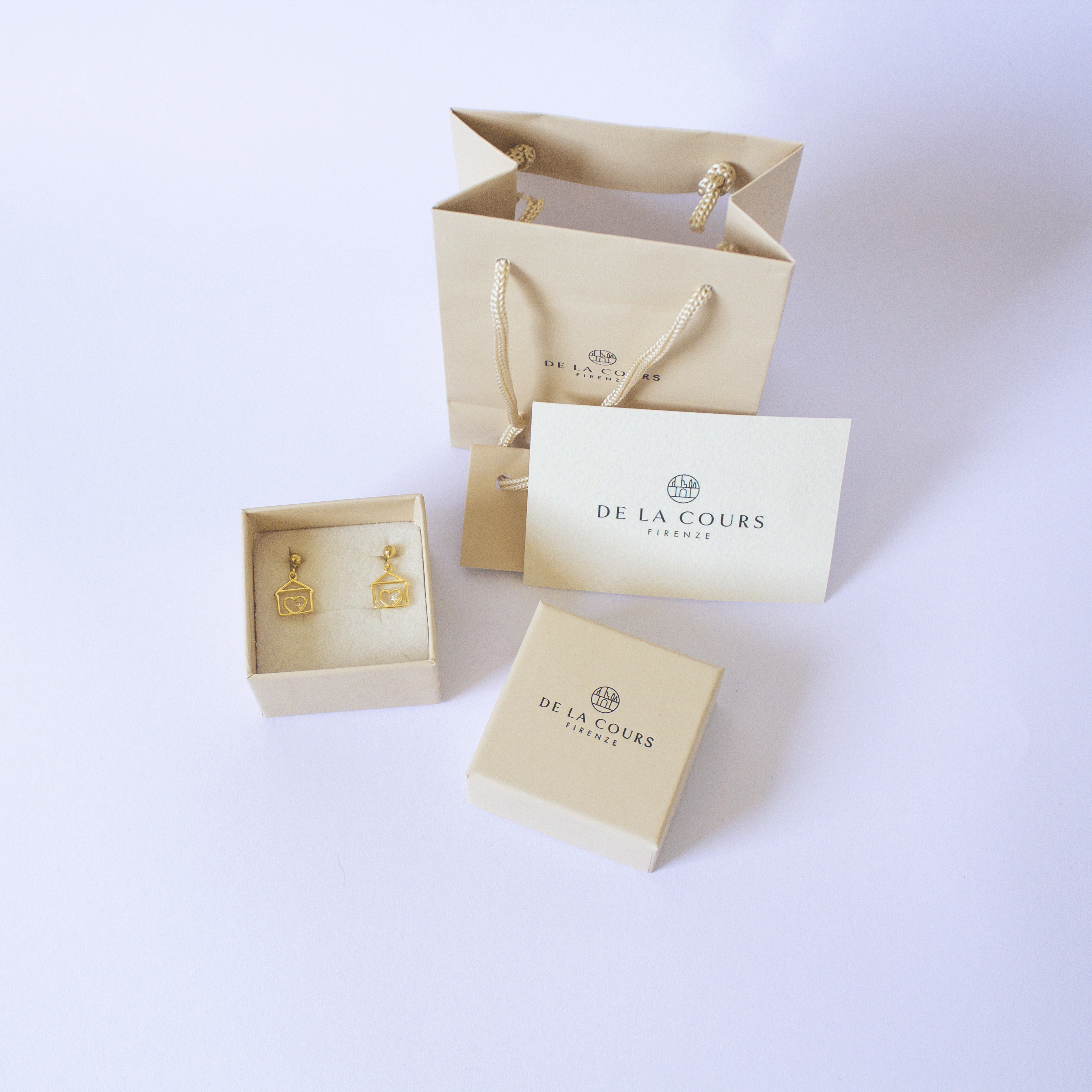 Orecchini Tripoli House Pendente