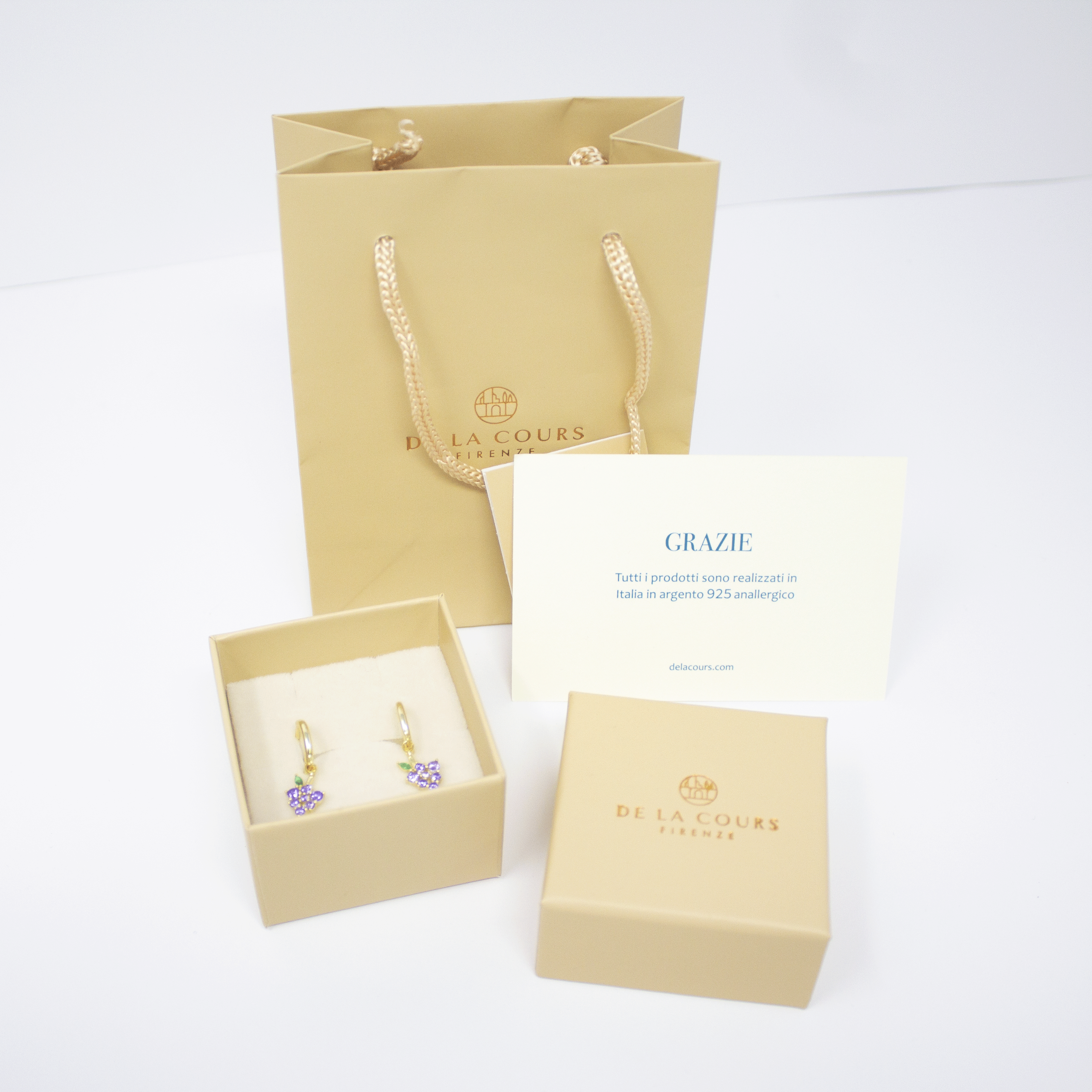 Orecchini Rodi Uva Campanella