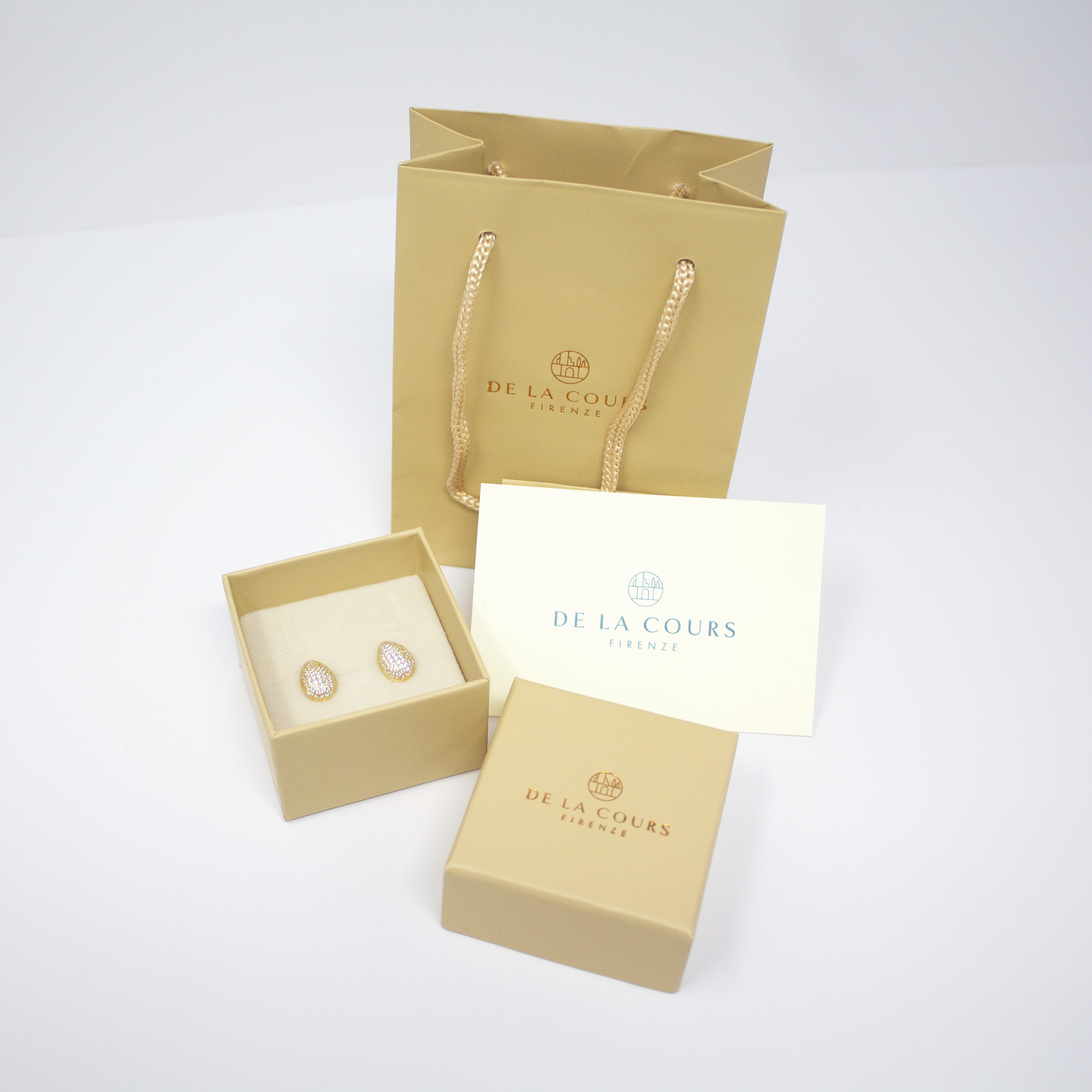 Orecchini Goccia Small zirconi