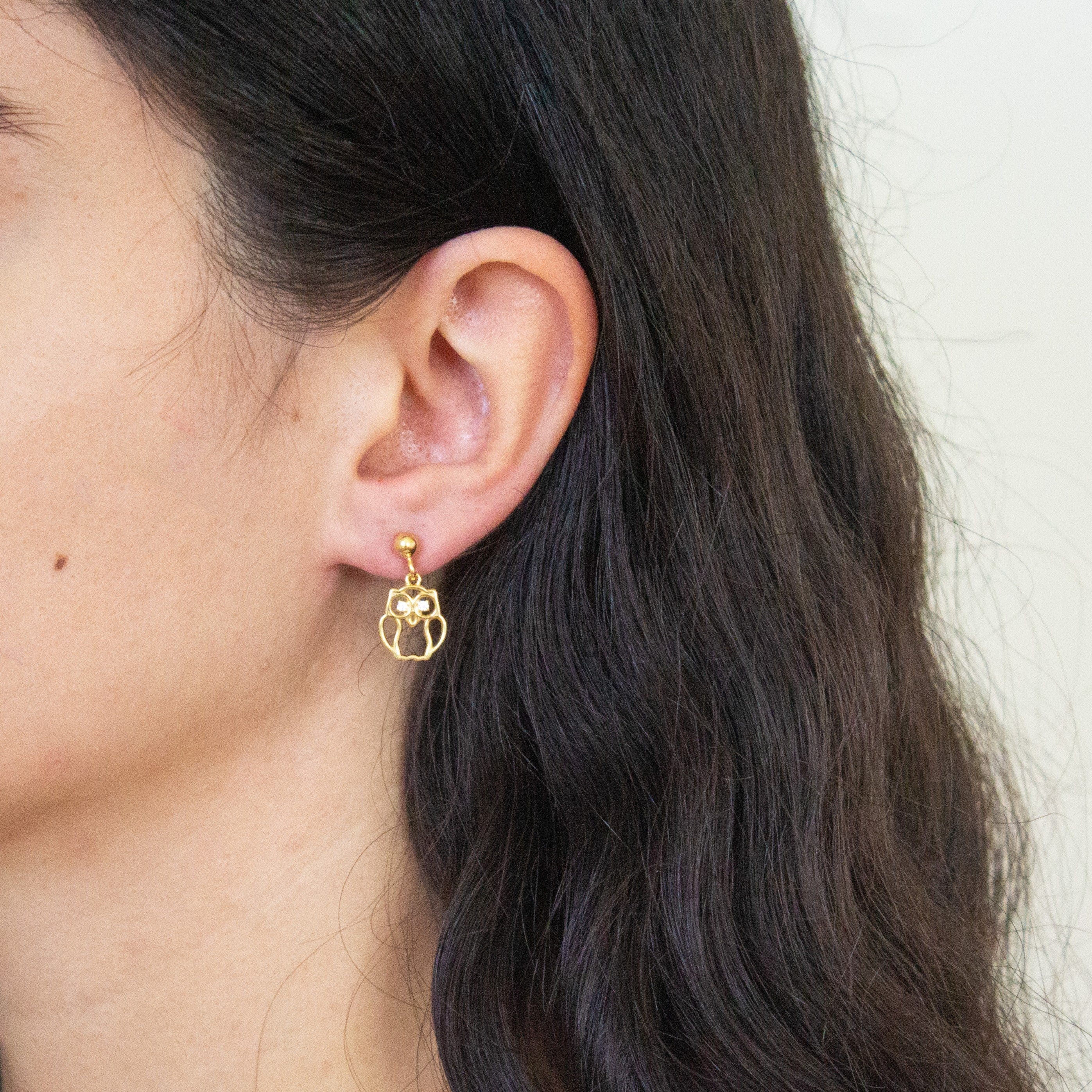 Orecchini Oslo con Gufo