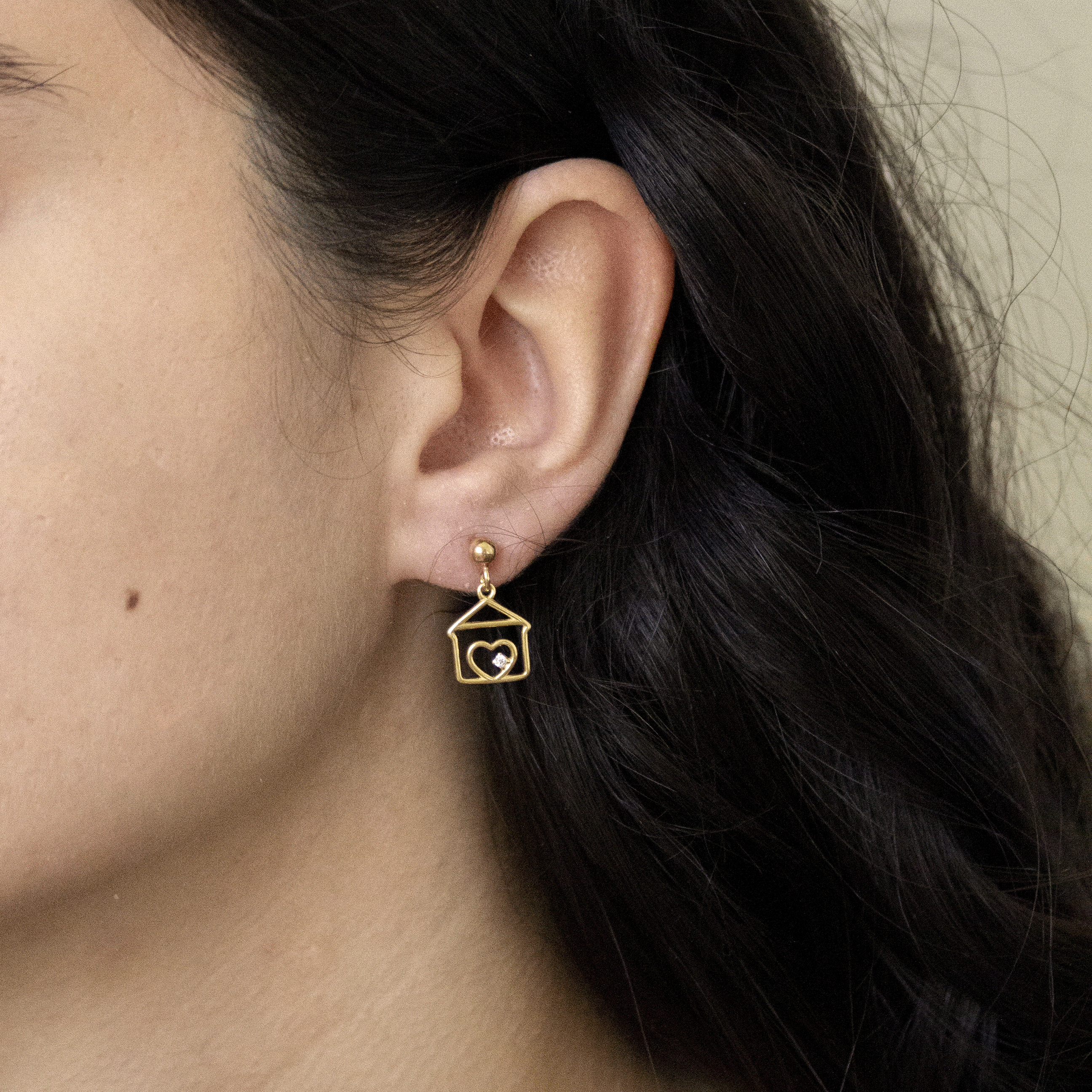 Orecchini Tripoli House Pendente