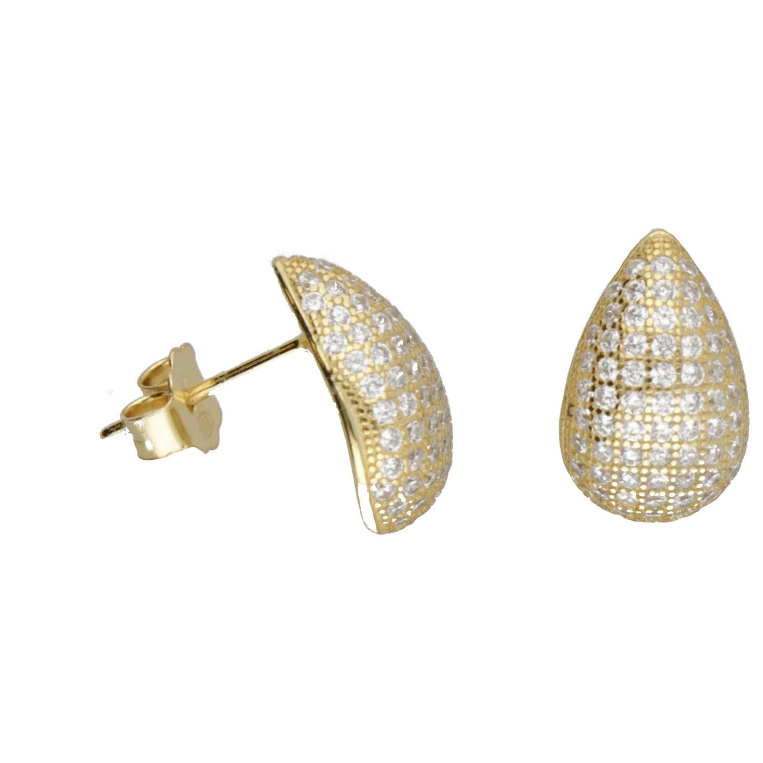 Orecchini Goccia Small zirconi