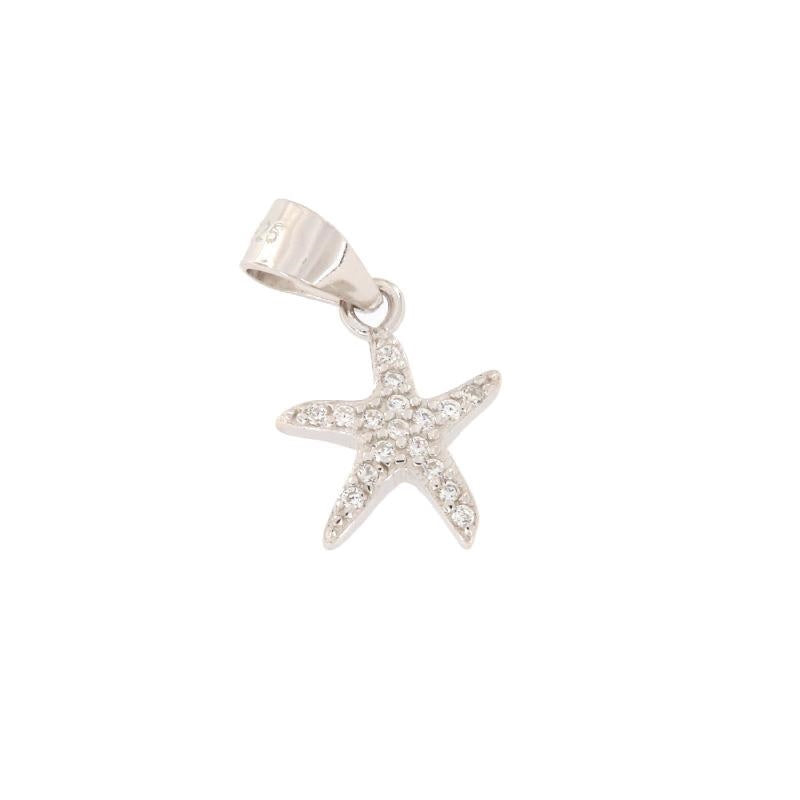 Seahorse Zircon Pendant