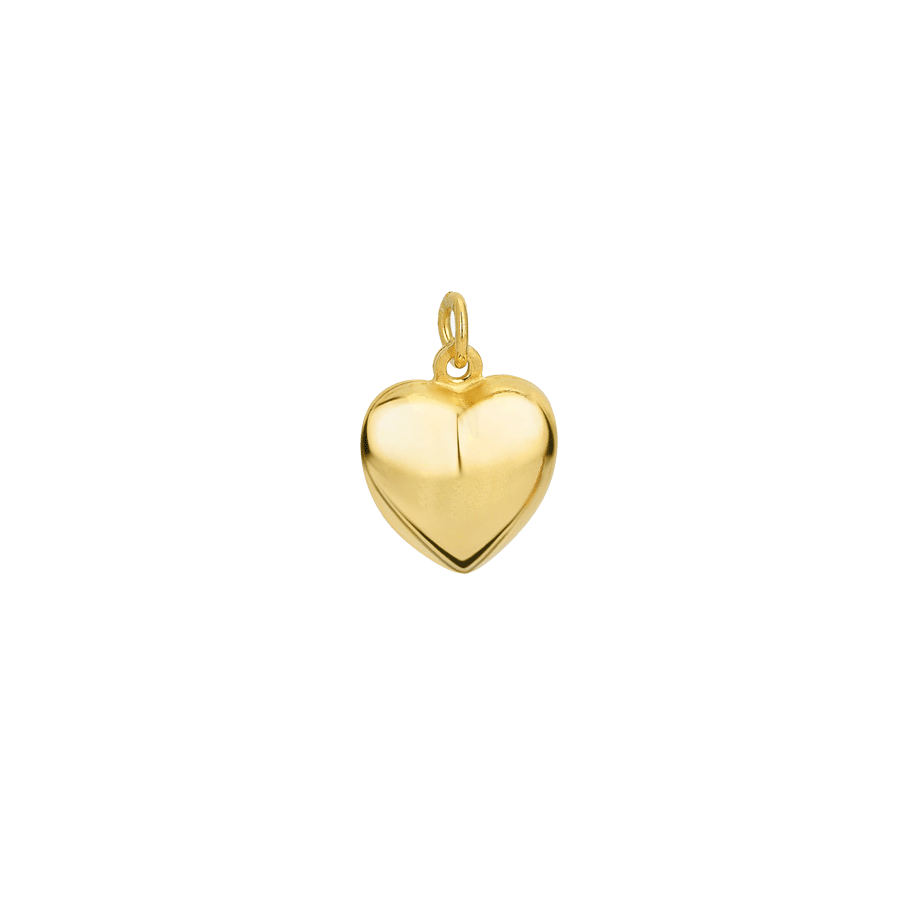 Medium puffed heart pendant