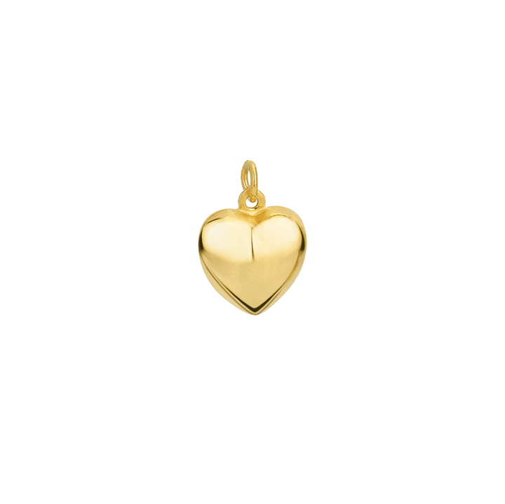 Ciondolo cuore bombato medium