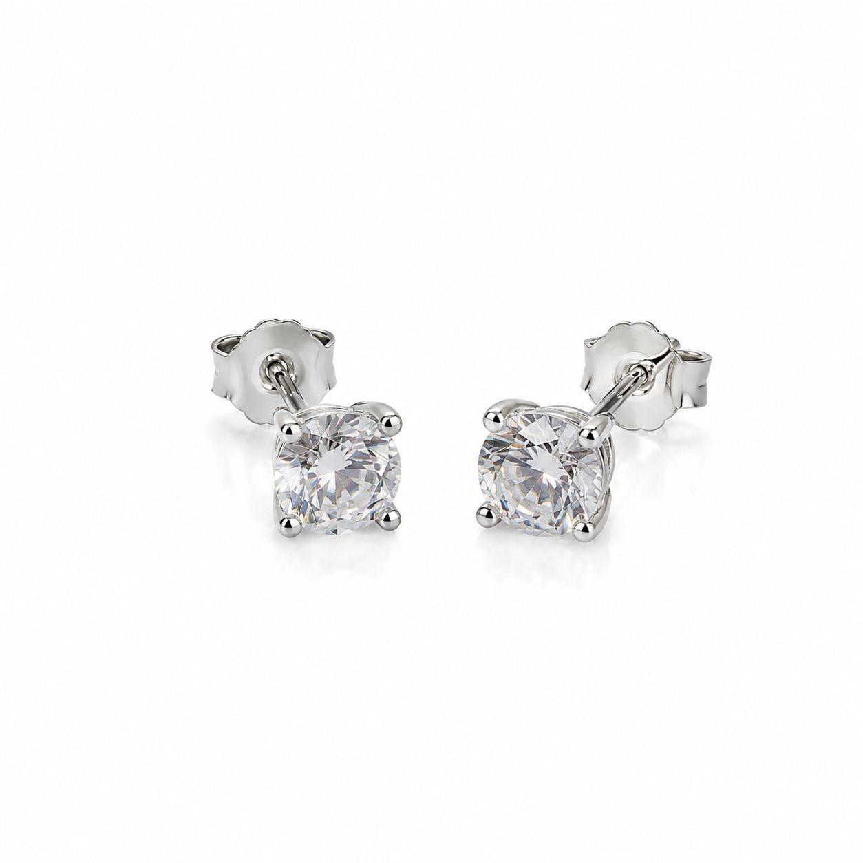 Orecchini Punto Luce Moissanite