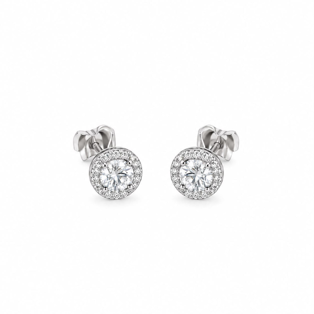 Orecchini Punto Luce Zirconi Moissanite