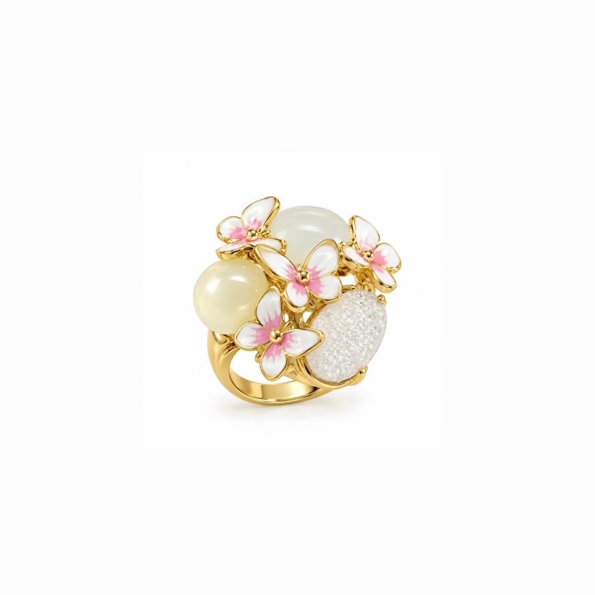 Anello Bronzo Modello Natura Farfalle