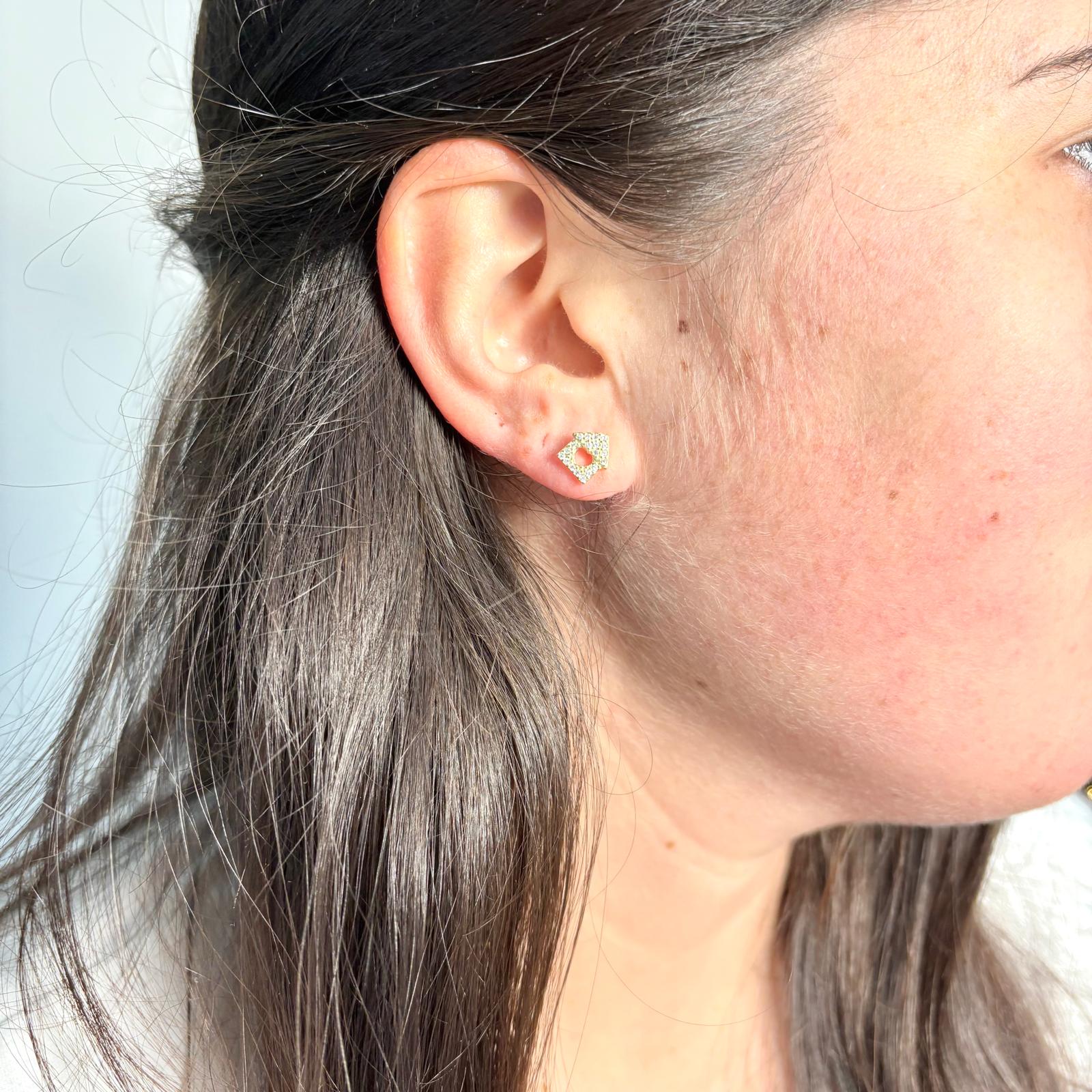 House Zircon Earrings