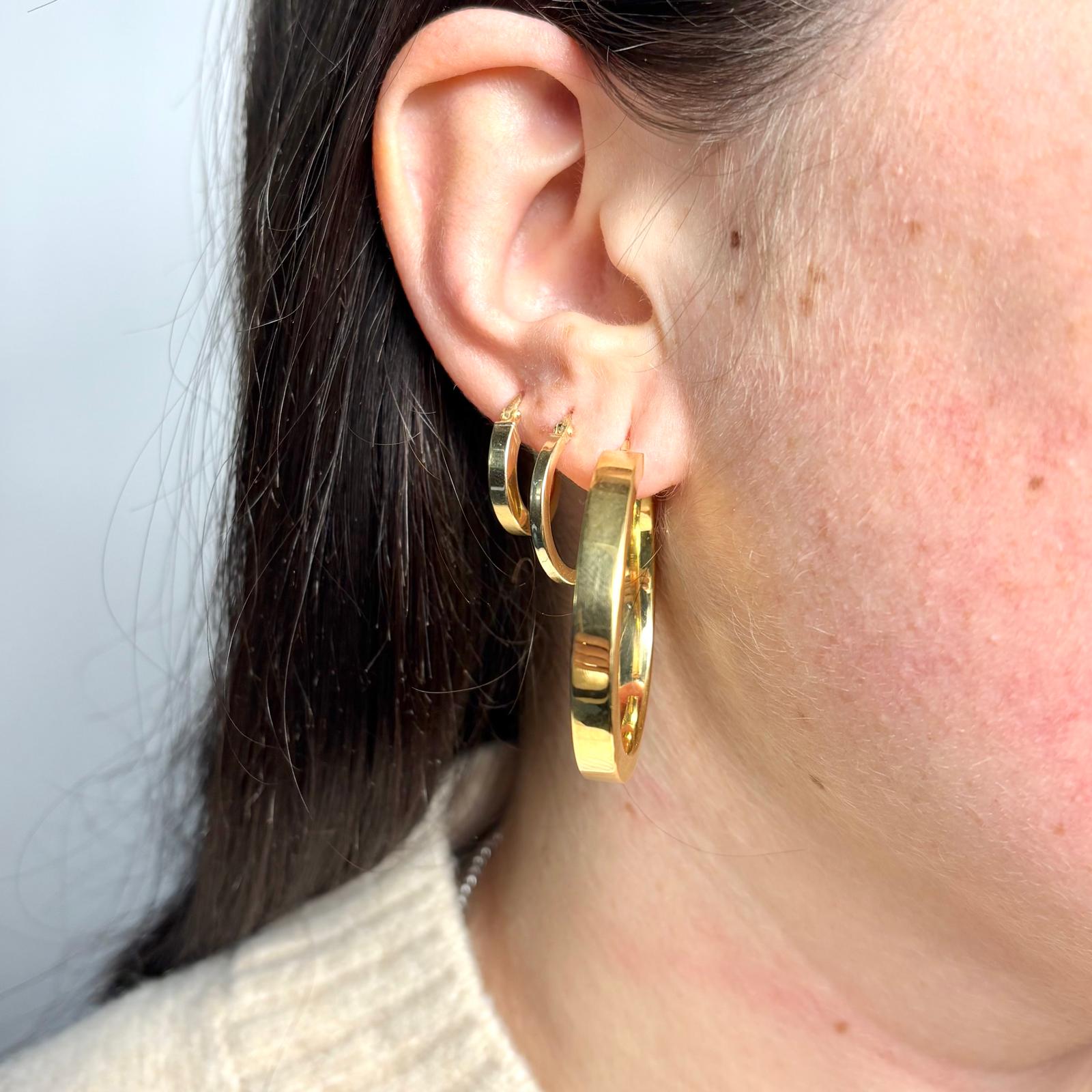 Ankara Hoop Earrings