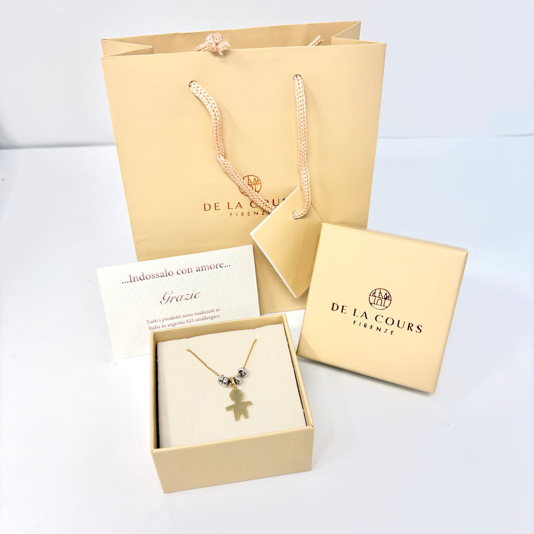 Collana Rondelle Bimbo e Bimba