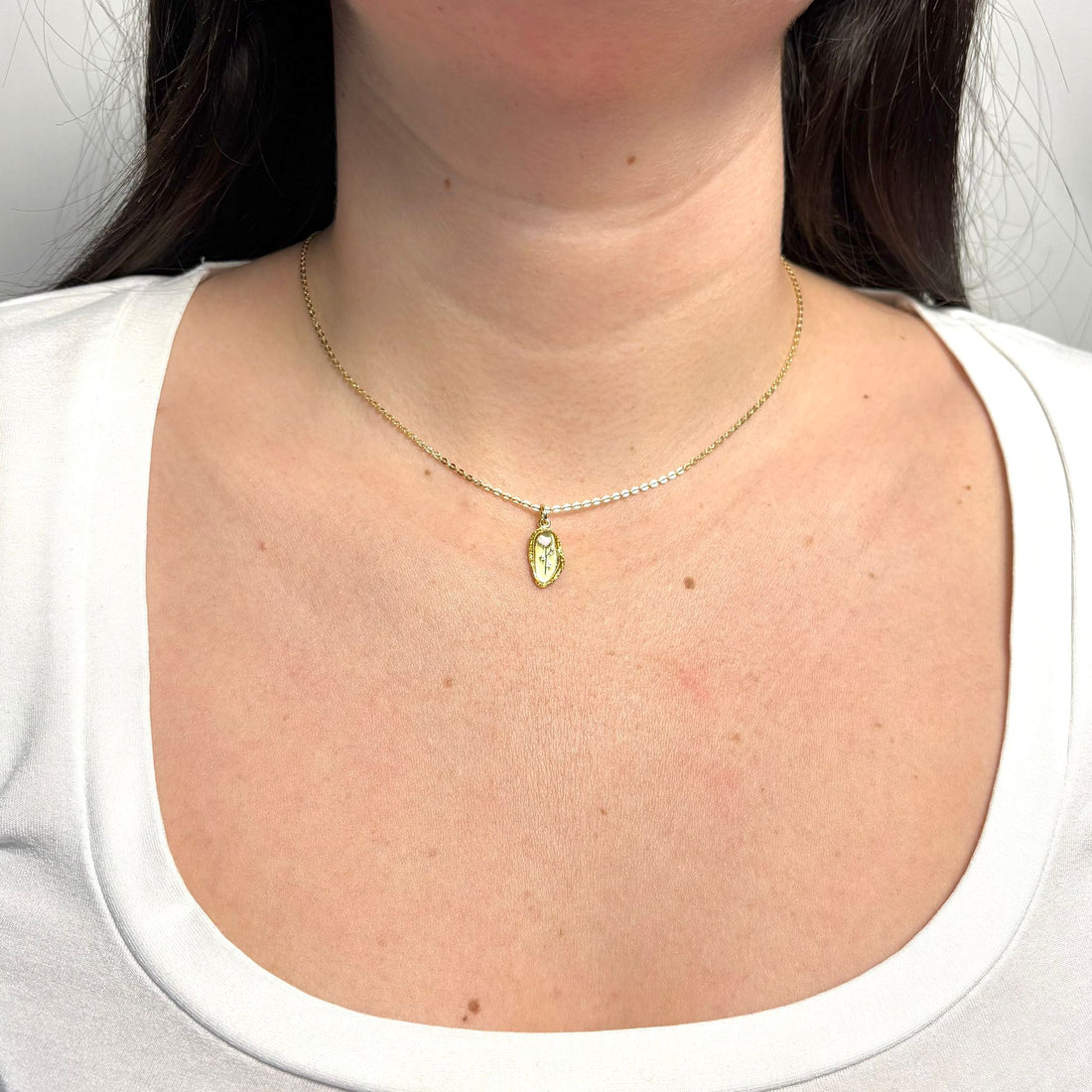 Collana Giverny Targa Diamantata