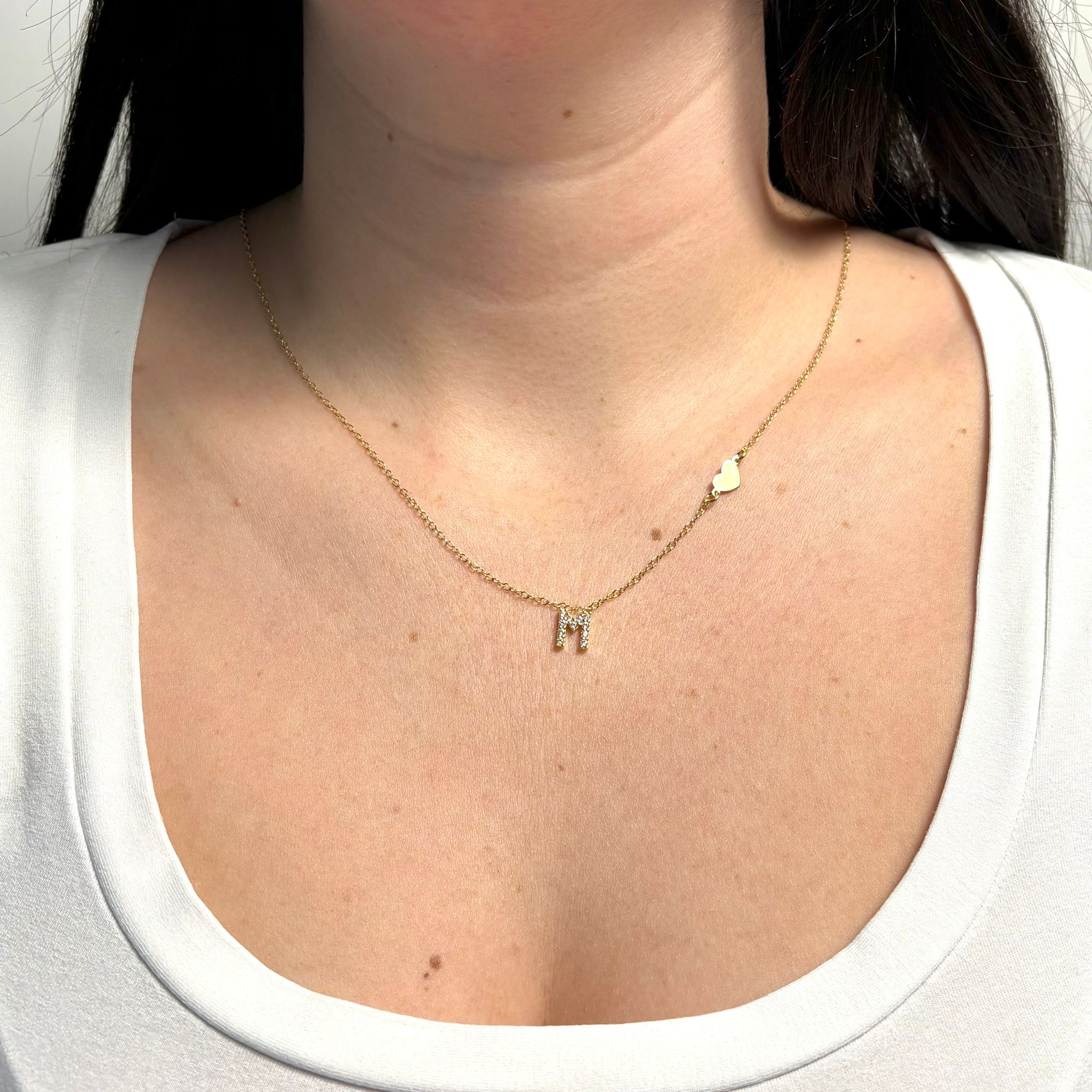 Collana Initial Zirconi
