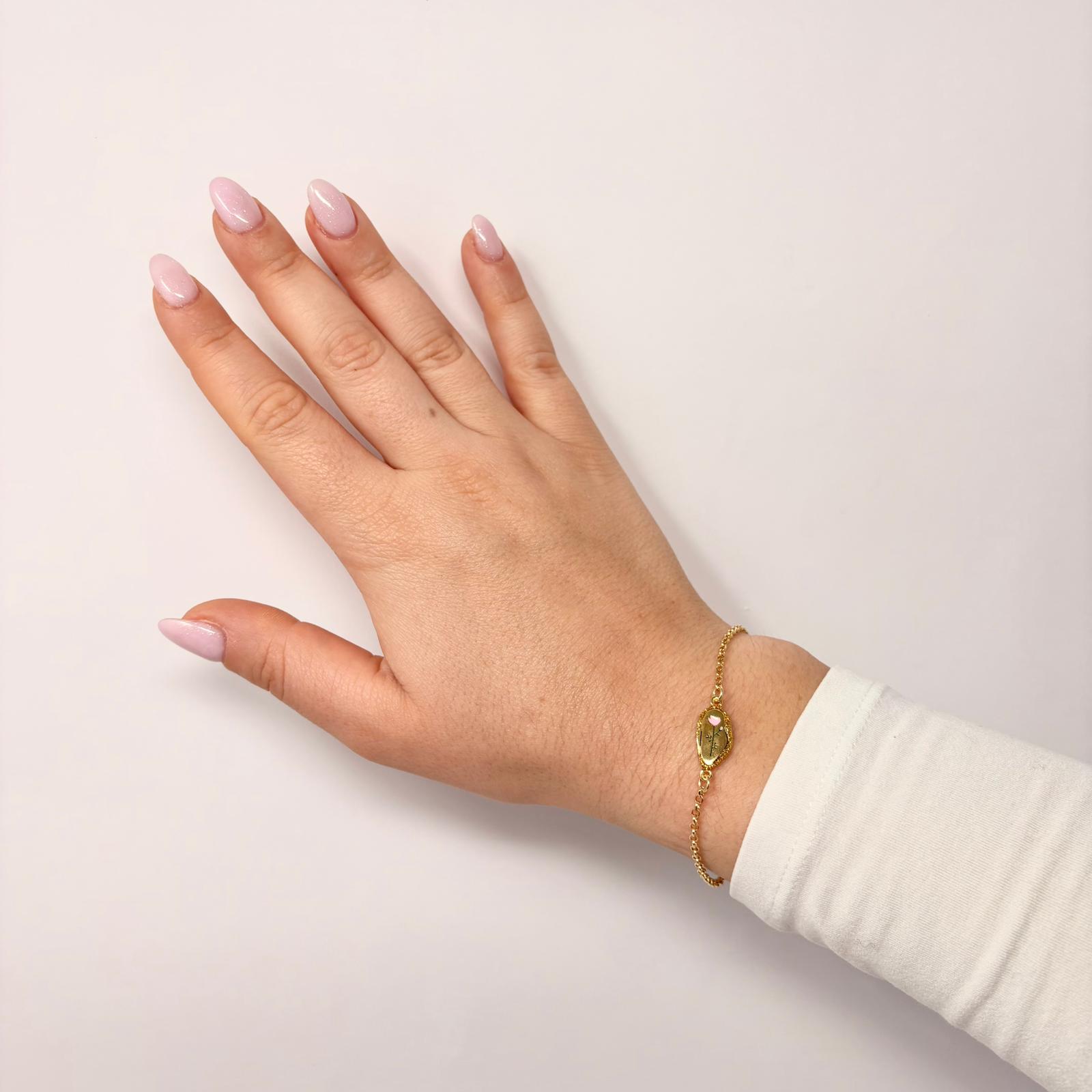 Giverny Diamond Plaque Bracelet