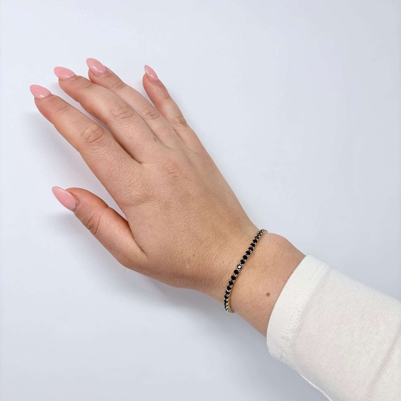 Bracciale Sandy Tennis Nero