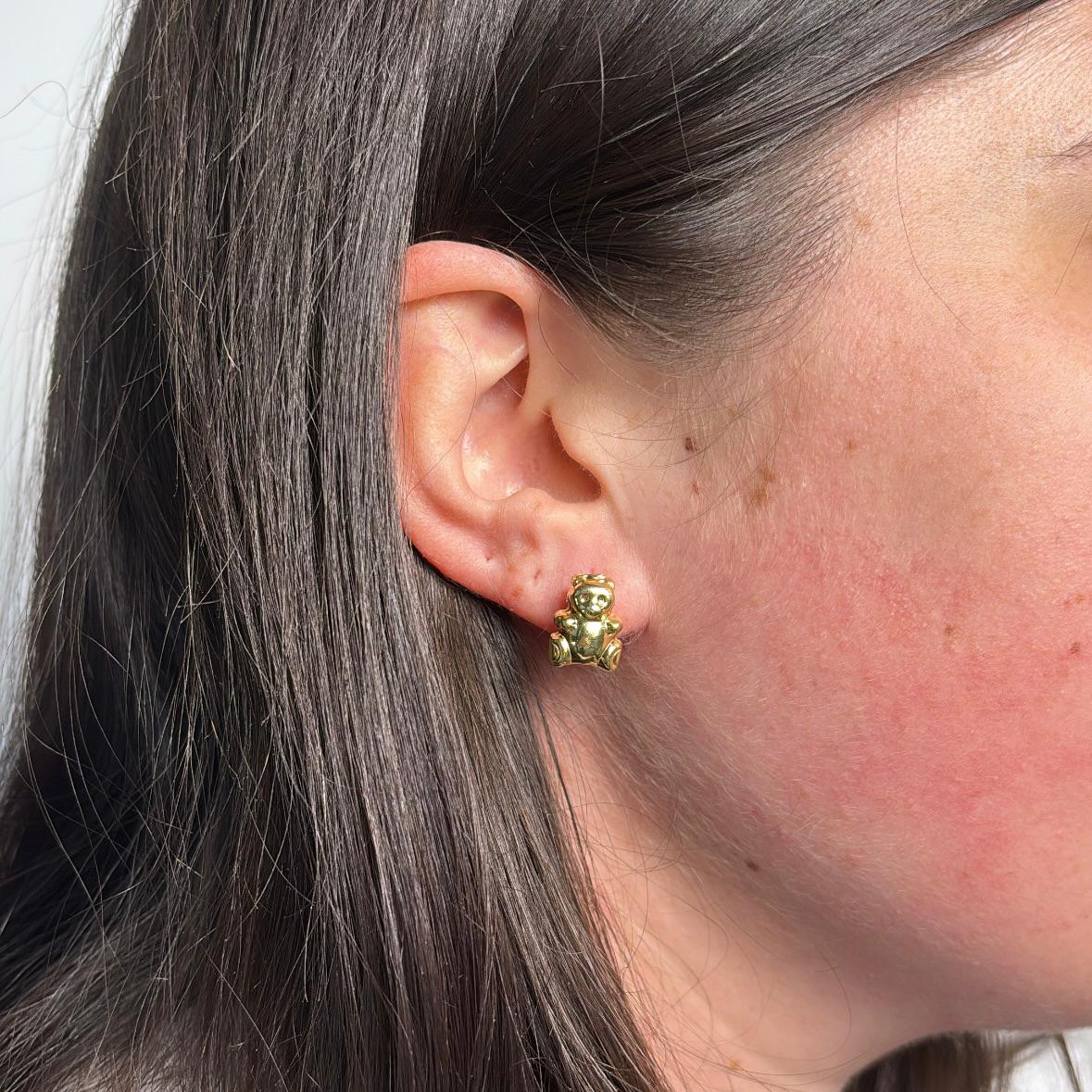 Teddy Bear Earrings