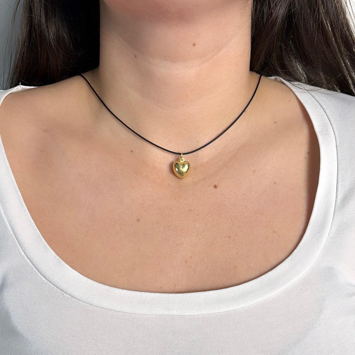 Heart Cord Necklace