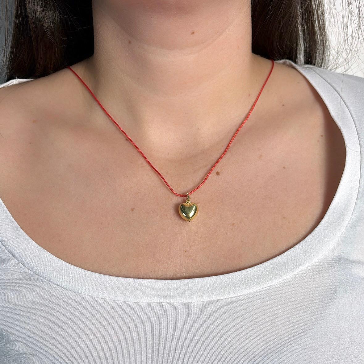 Heart Cord Necklace