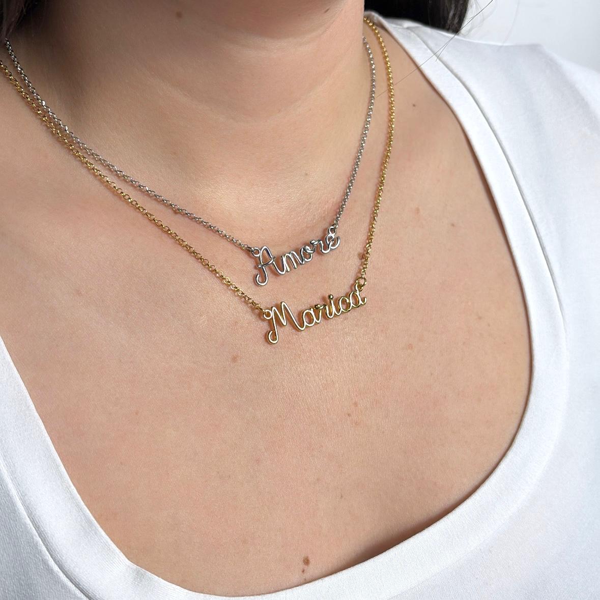 Customizable Eternity String Necklace