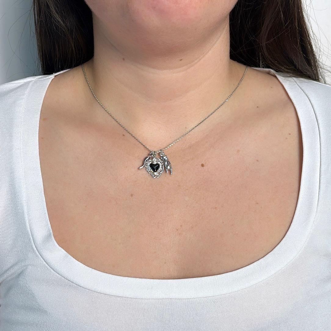 Collana Napoli Cuore Nero