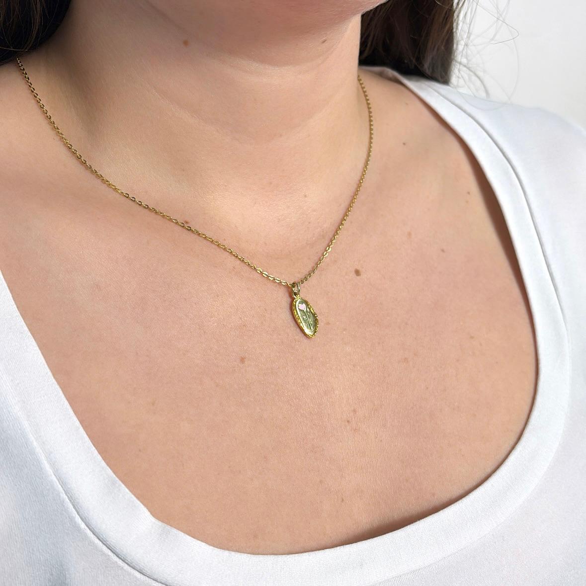 Collana Giverny Targa Diamantata