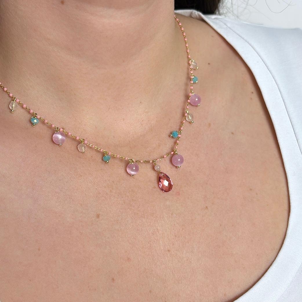 Collana Mykonos Rosa