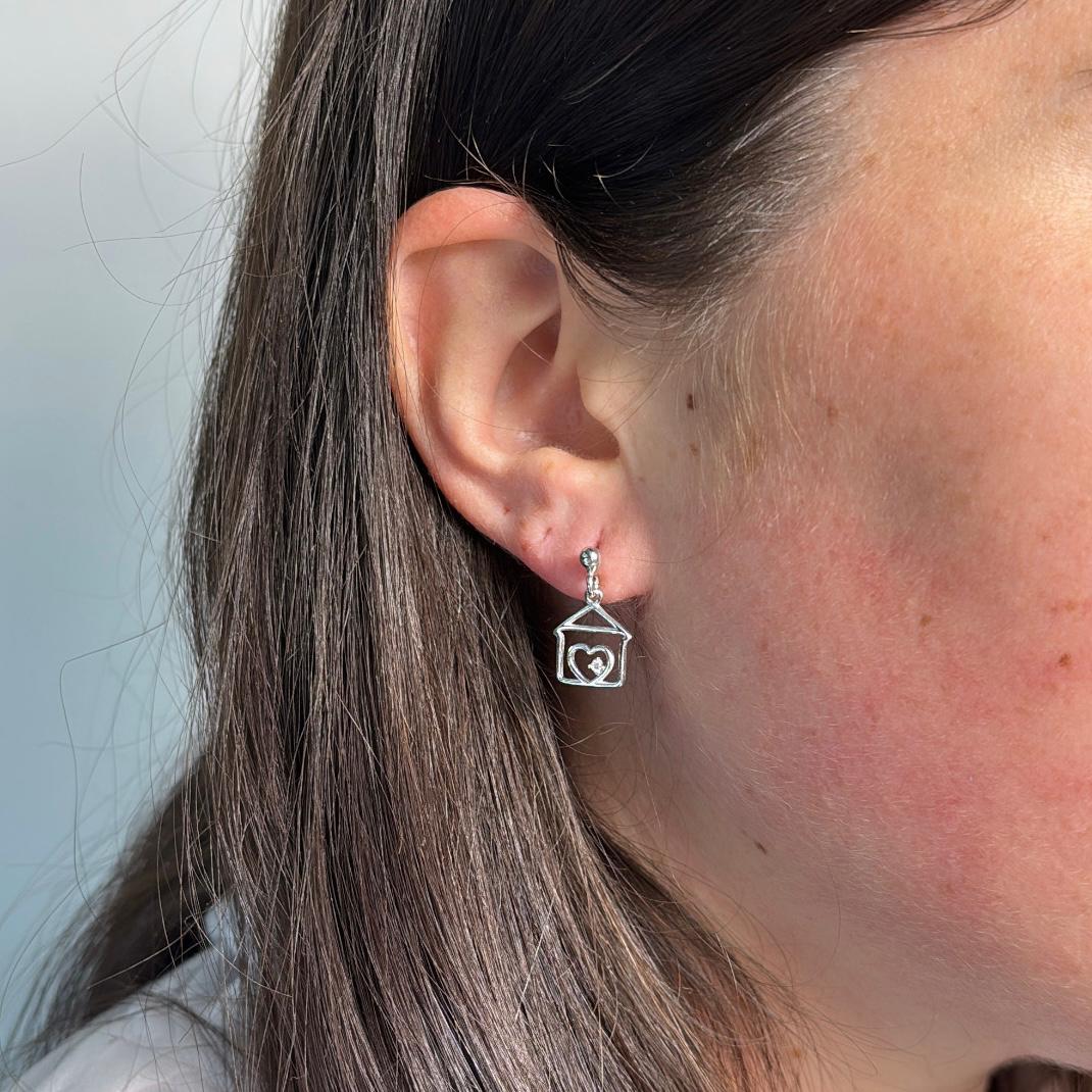 Tripoli House Pendant Earrings
