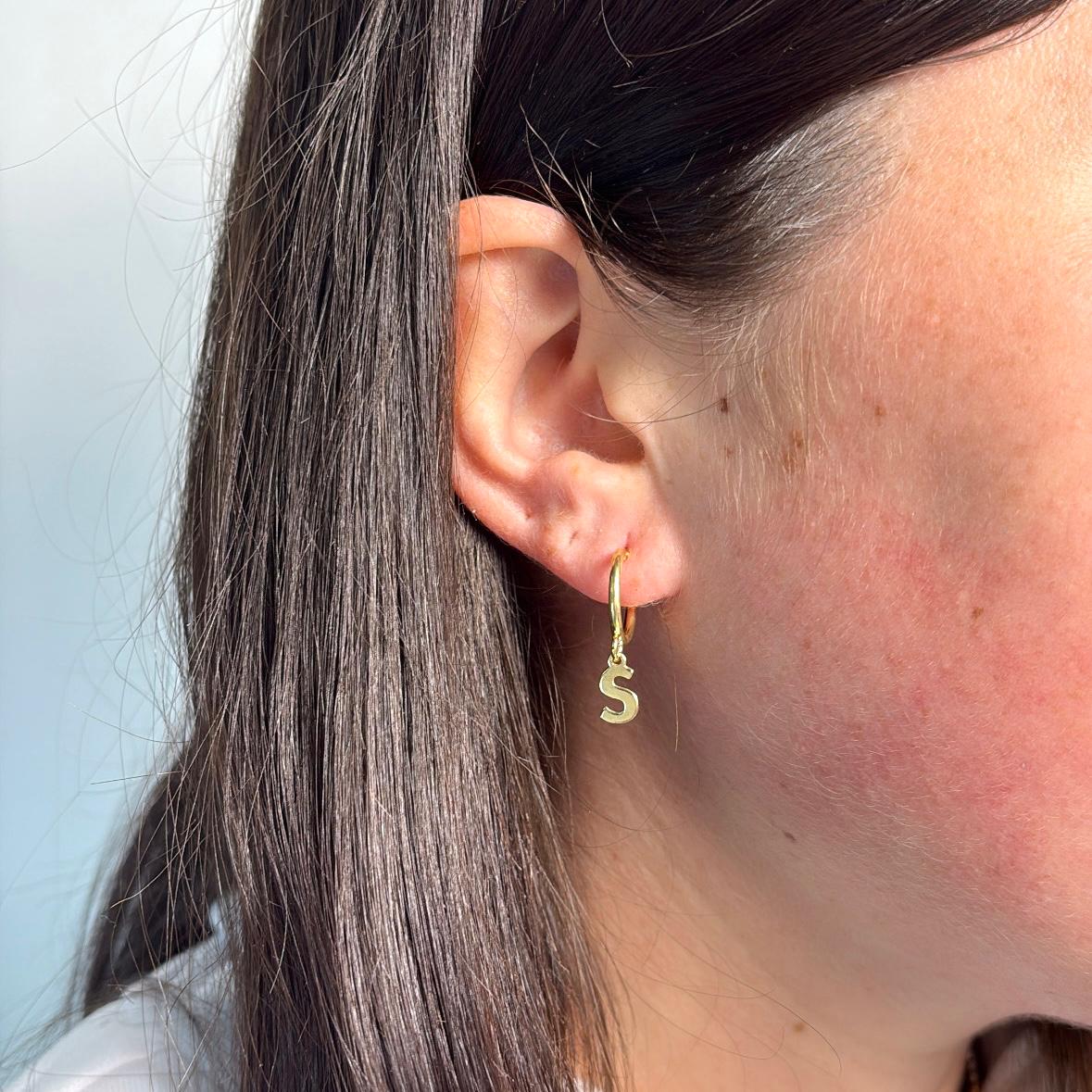 Letter Earrings