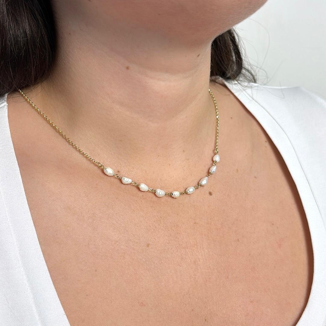 Collar de Perlas Naturales