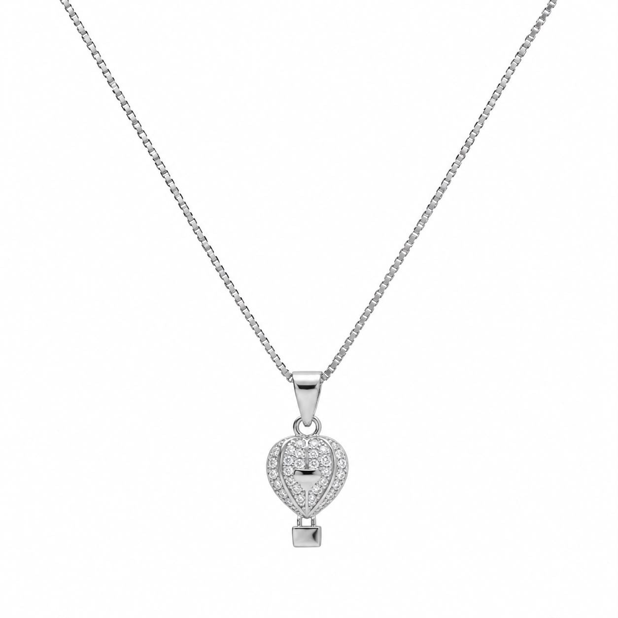 Collana Mongolfiera Strass