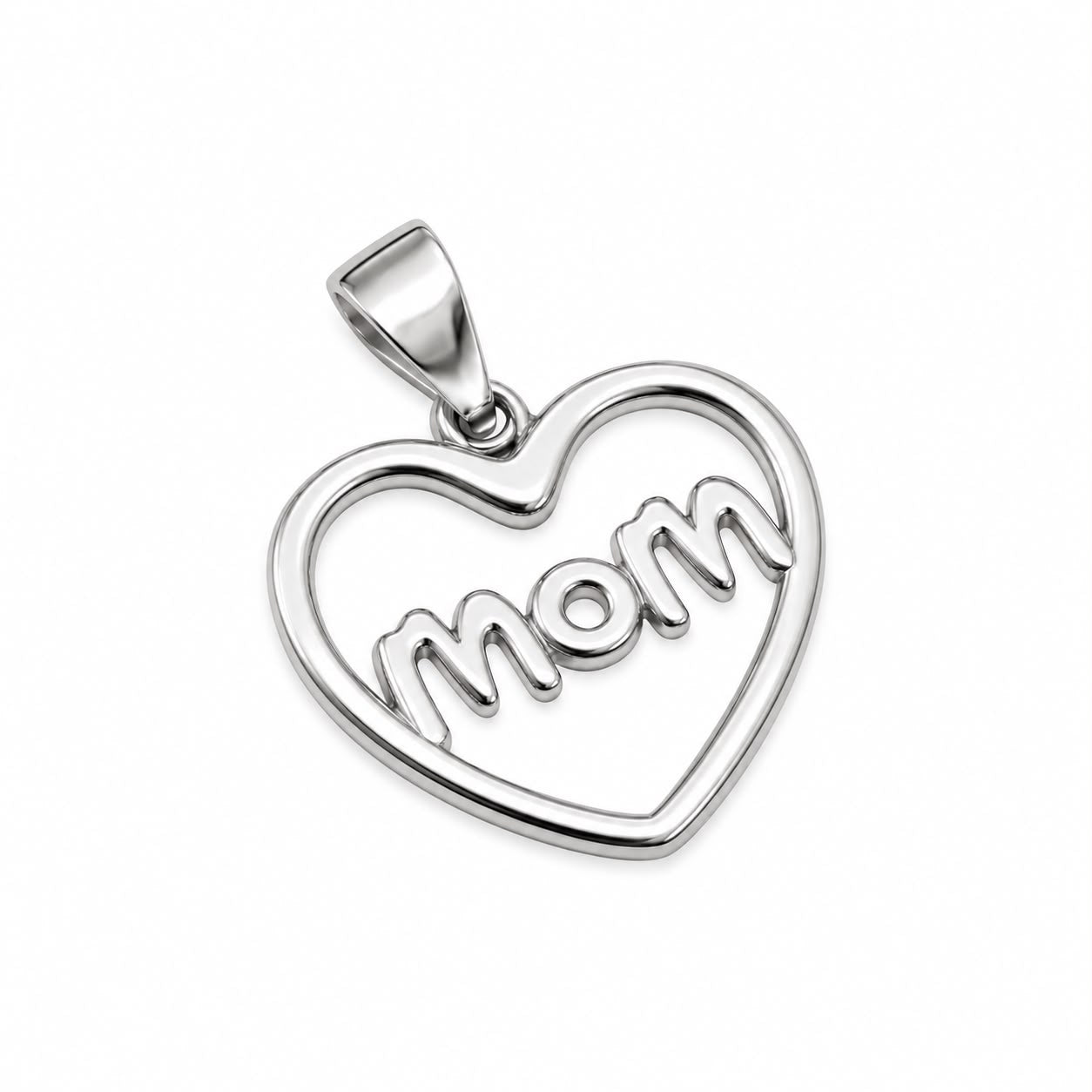 Colgante Corazón Mamá Circonitas