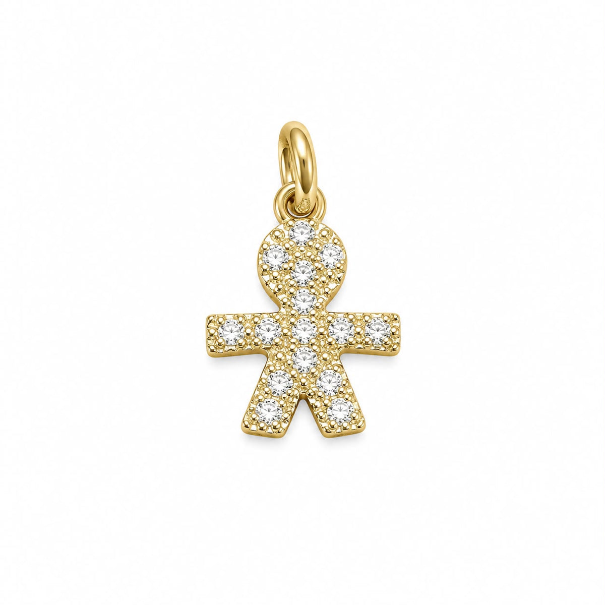 Baby Pendant with Zircons